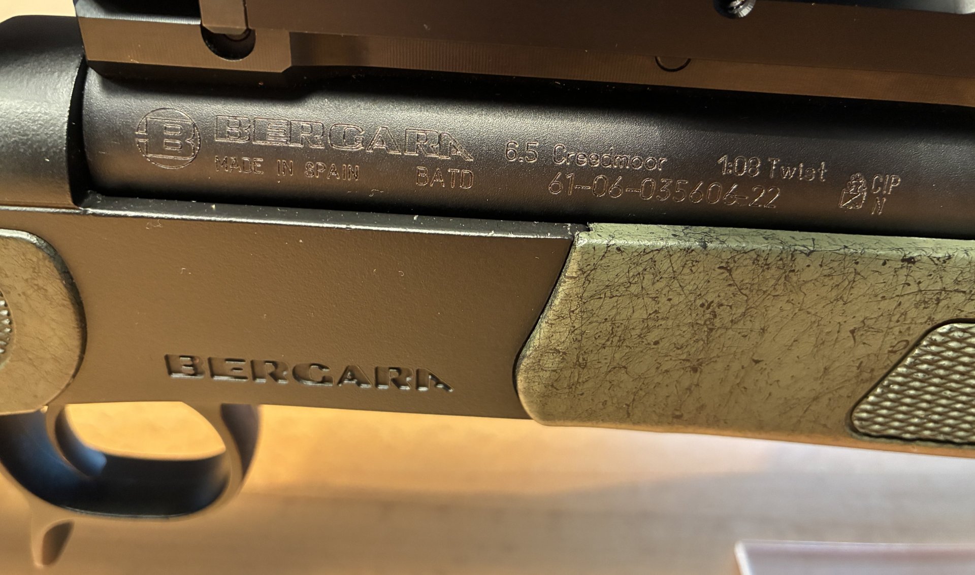 Bergara BA13 TD Kipplaufbüchse 6,5 Creedmoor mit Dentler-Grundschiene, Ori – Bild 2