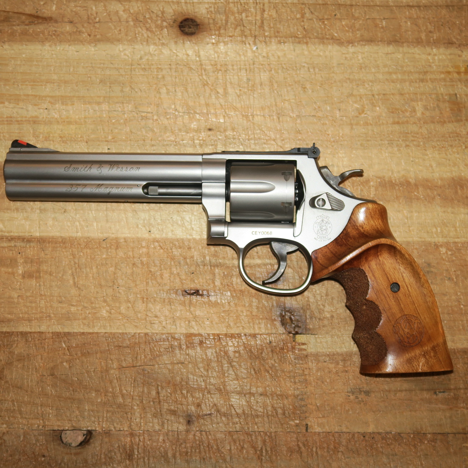 original SMITH & WESSON 686 TARGET CHAMPION REVOLVER 357 Magnum no korth – Bild 1