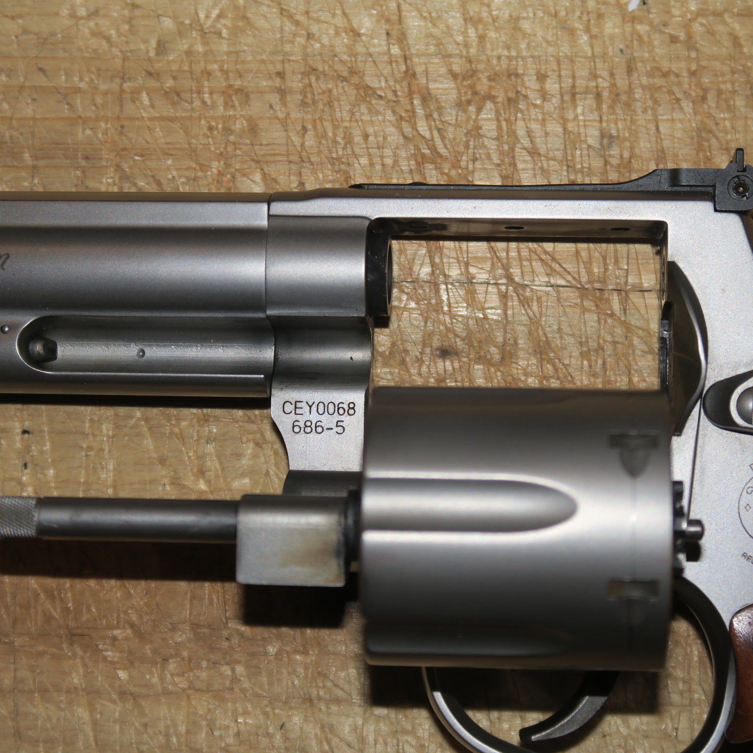 original SMITH & WESSON 686 TARGET CHAMPION REVOLVER 357 Magnum no korth – Bild 3