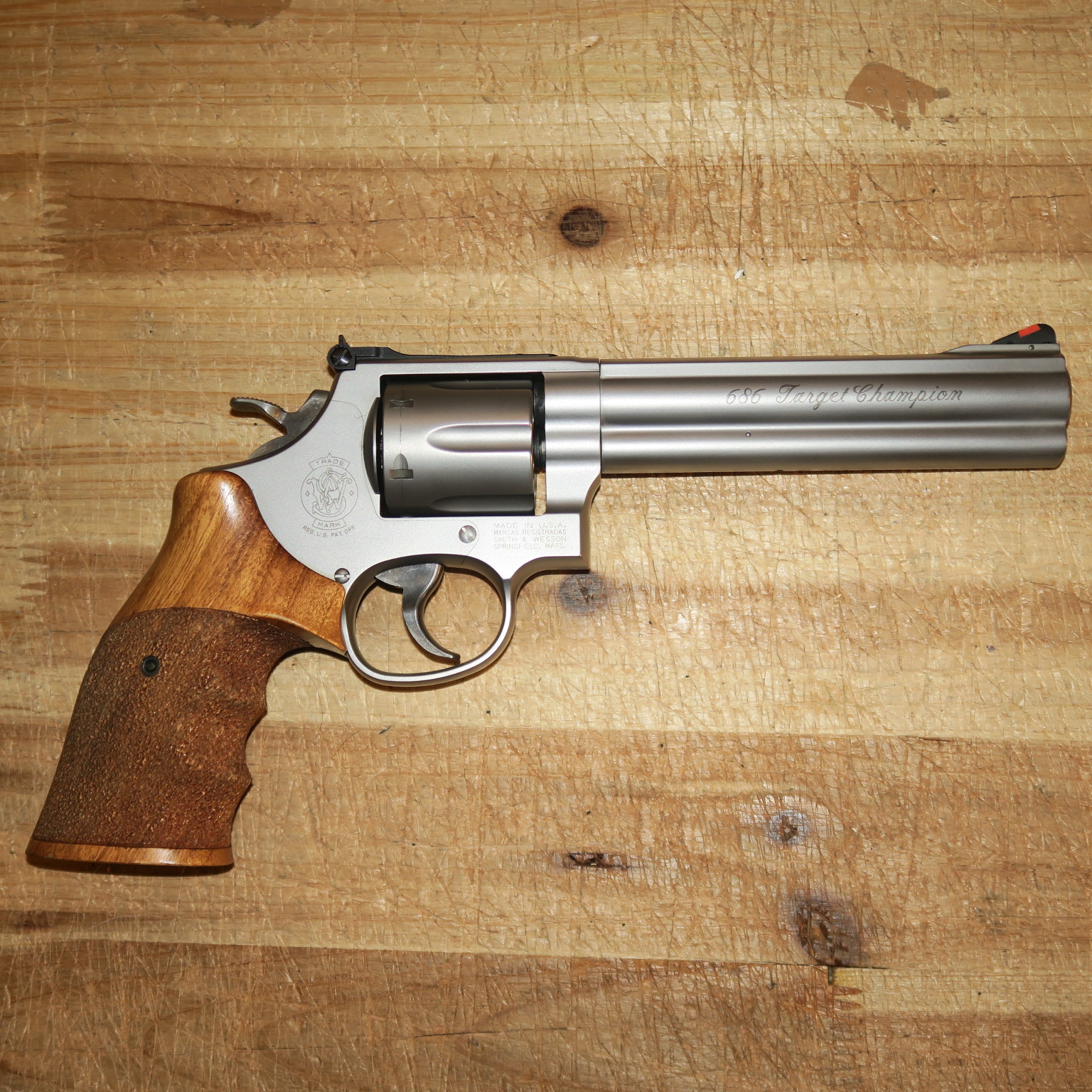 original SMITH & WESSON 686 TARGET CHAMPION REVOLVER 357 Magnum no korth – Bild 2