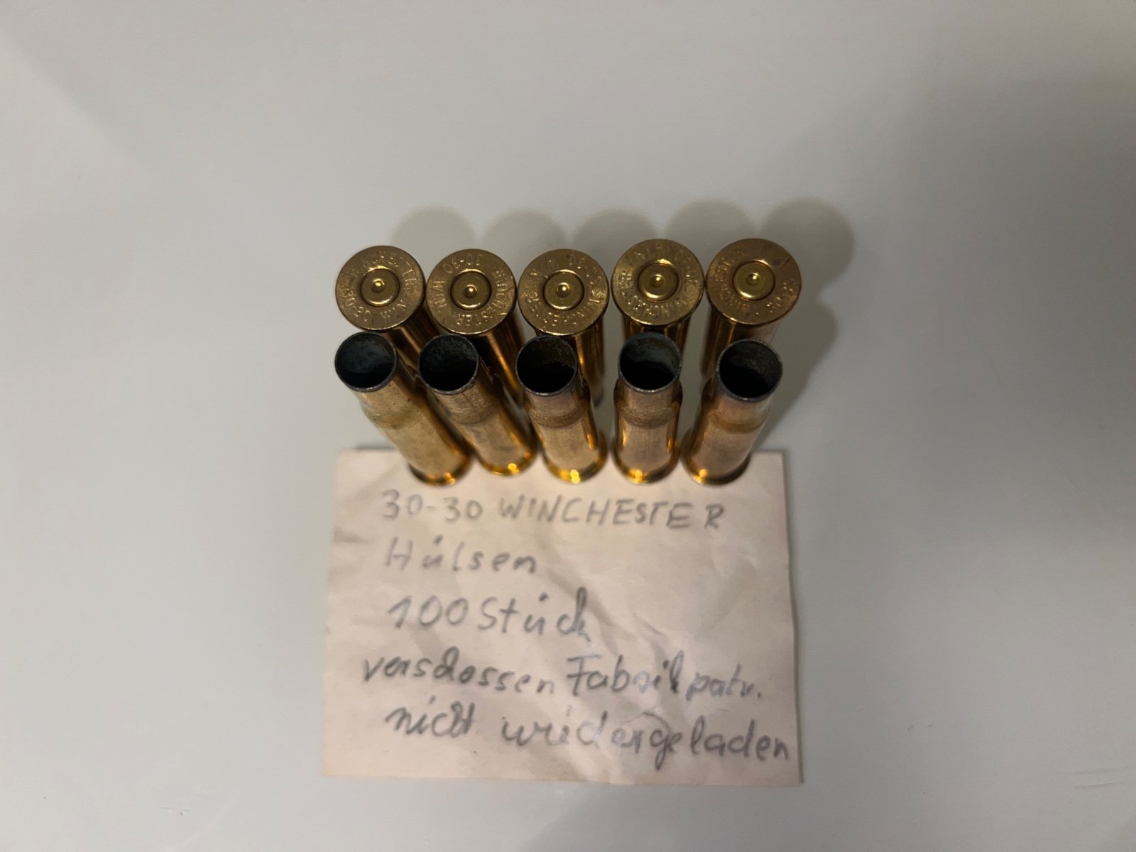 30-30 Winchester Hülsen 100 Stück – Bild 1