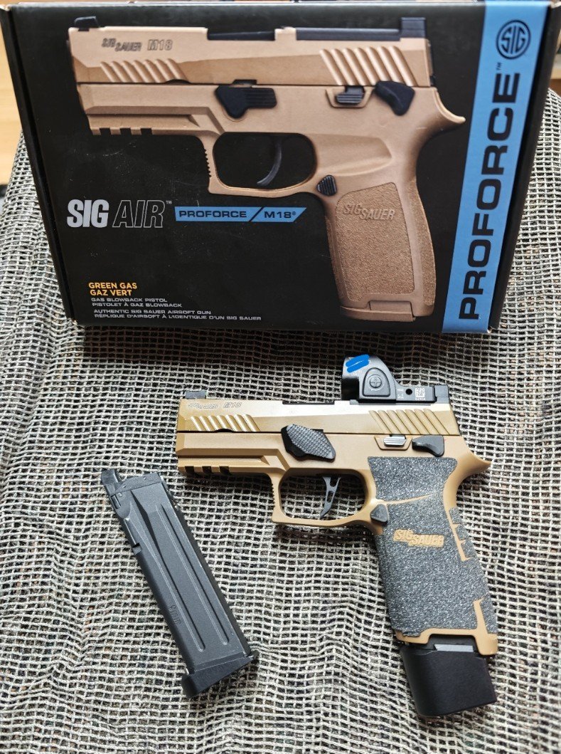 SIG SAUER Proforce P320 M18 Custom Gas Blowback – Bild 1