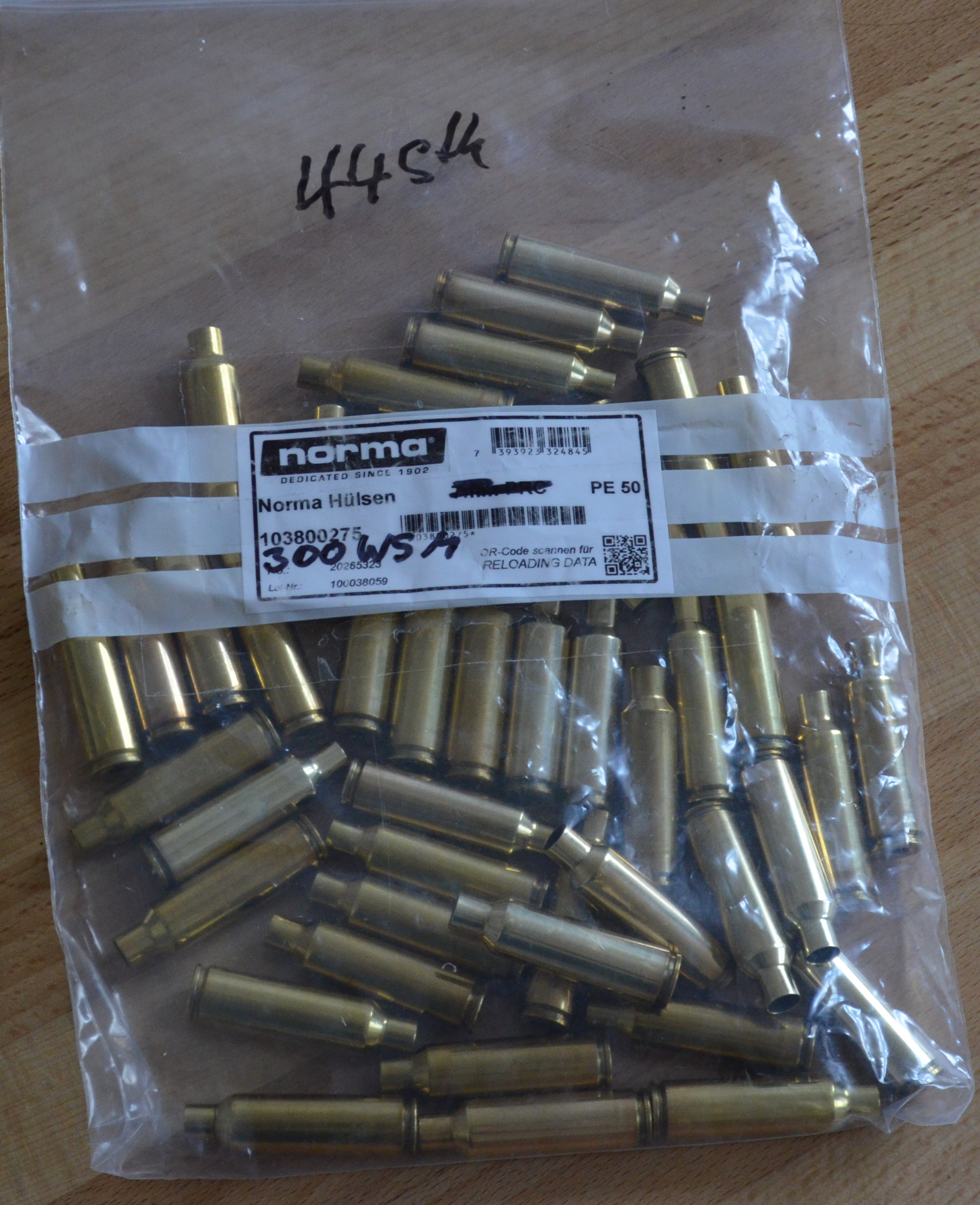 Wiederladen Hülsen .300 WSM Norma 44 Stück – Bild 1