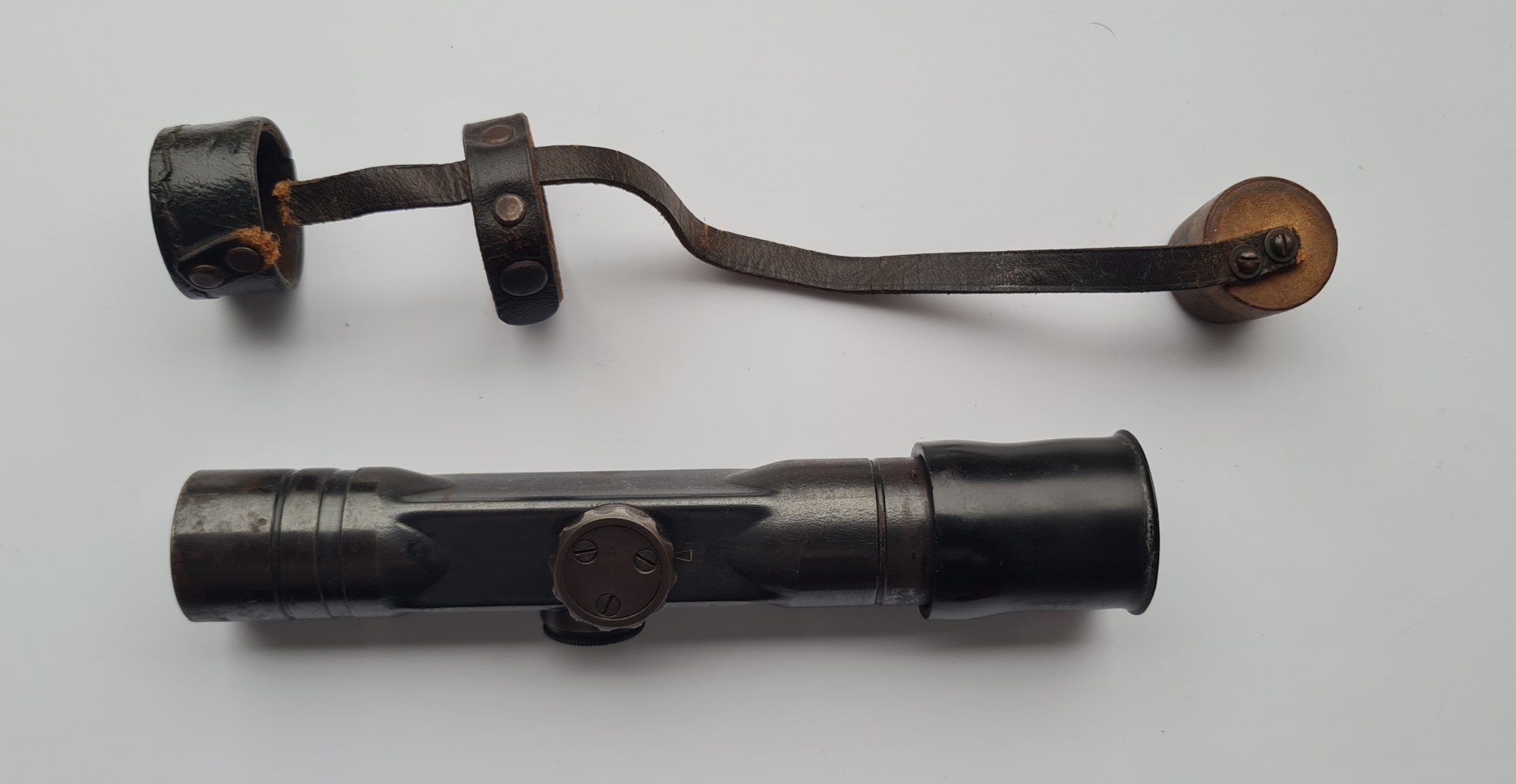 Original Wehrmacht Gw ZF4 ddx. Zielfernrohr Voigtländer & Sohn-50769-ZF4 mit Lederklappen WW2 – Bild 12