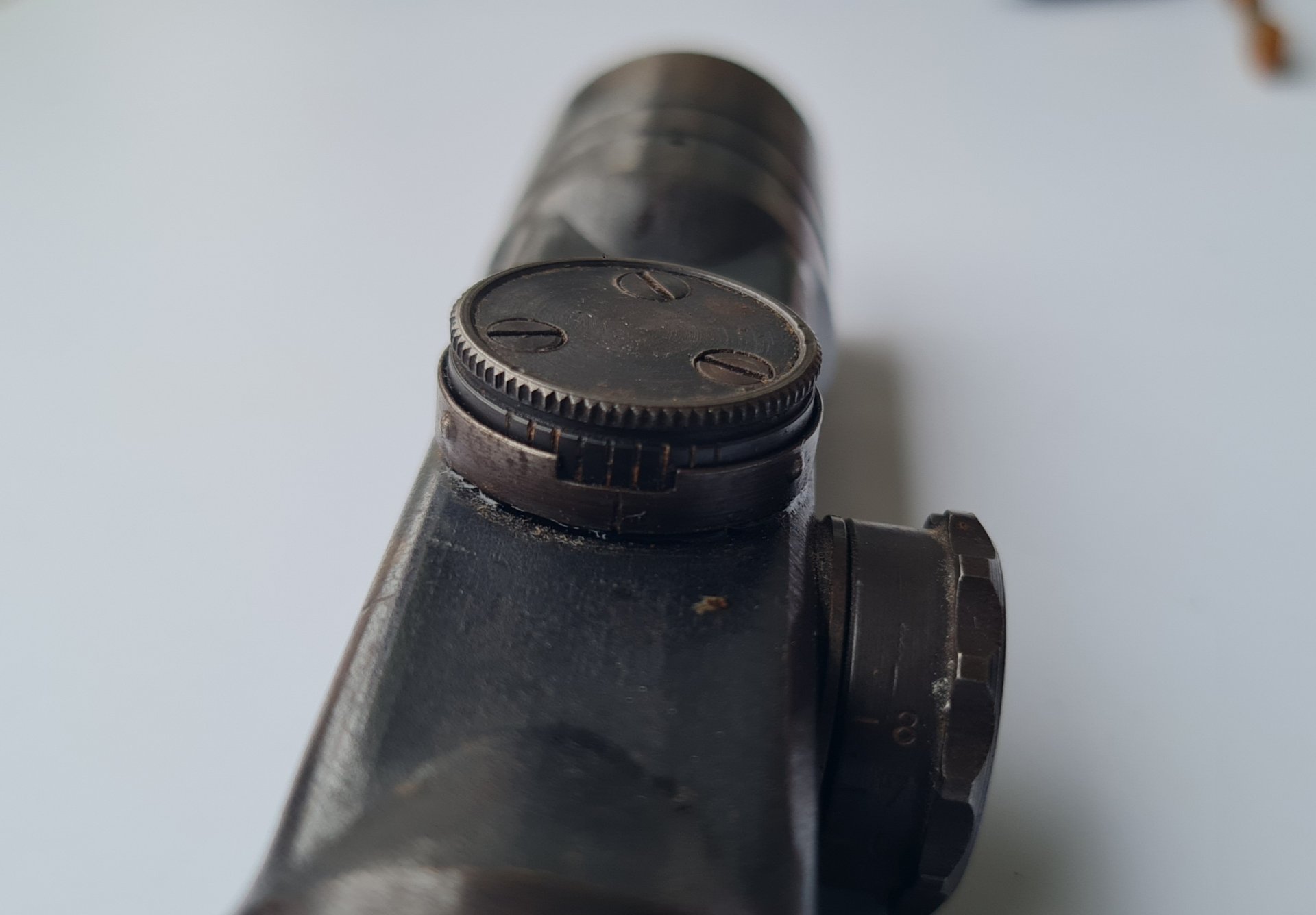 Original Wehrmacht Gw ZF4 ddx. Zielfernrohr Voigtländer & Sohn-50769-ZF4 mit Lederklappen WW2 – Bild 10