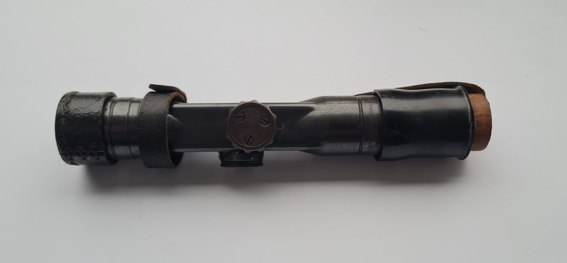 Original Wehrmacht Gw ZF4 ddx. Zielfernrohr Voigtländer & Sohn-50769-ZF4 mit Lederklappen WW2 – Bild 11