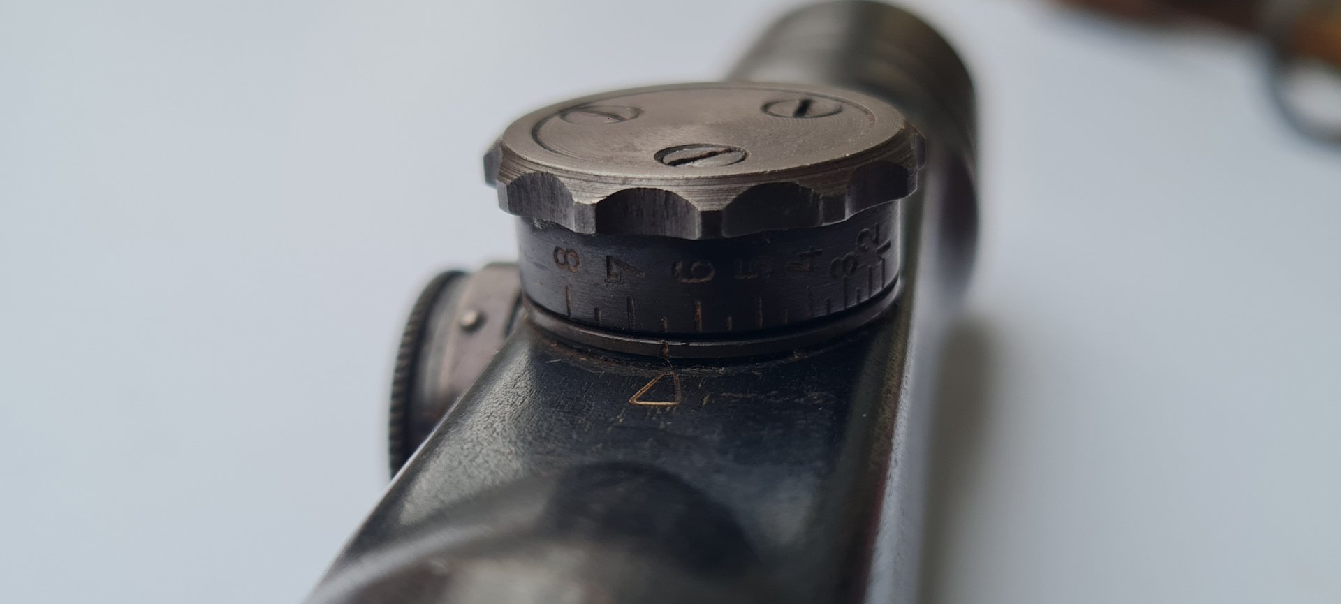 Original Wehrmacht Gw ZF4 ddx. Zielfernrohr Voigtländer & Sohn-50769-ZF4 mit Lederklappen WW2 – Bild 9