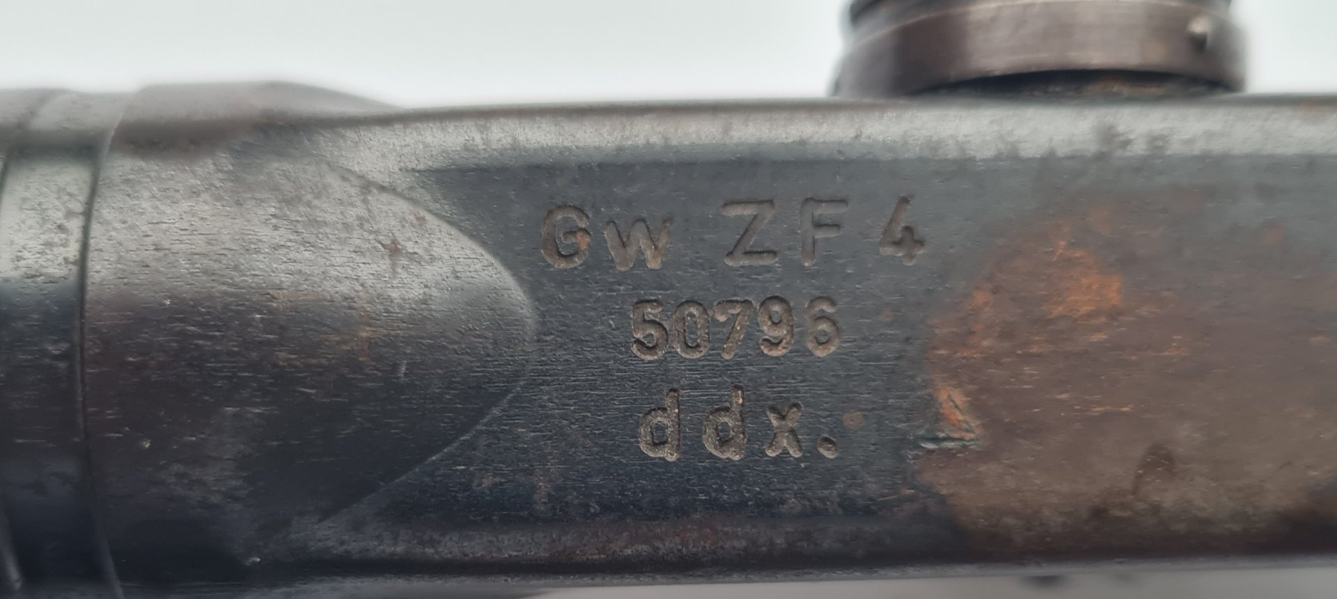 Original Wehrmacht Gw ZF4 ddx. Zielfernrohr Voigtländer & Sohn-50769-ZF4 mit Lederklappen WW2 – Bild 8