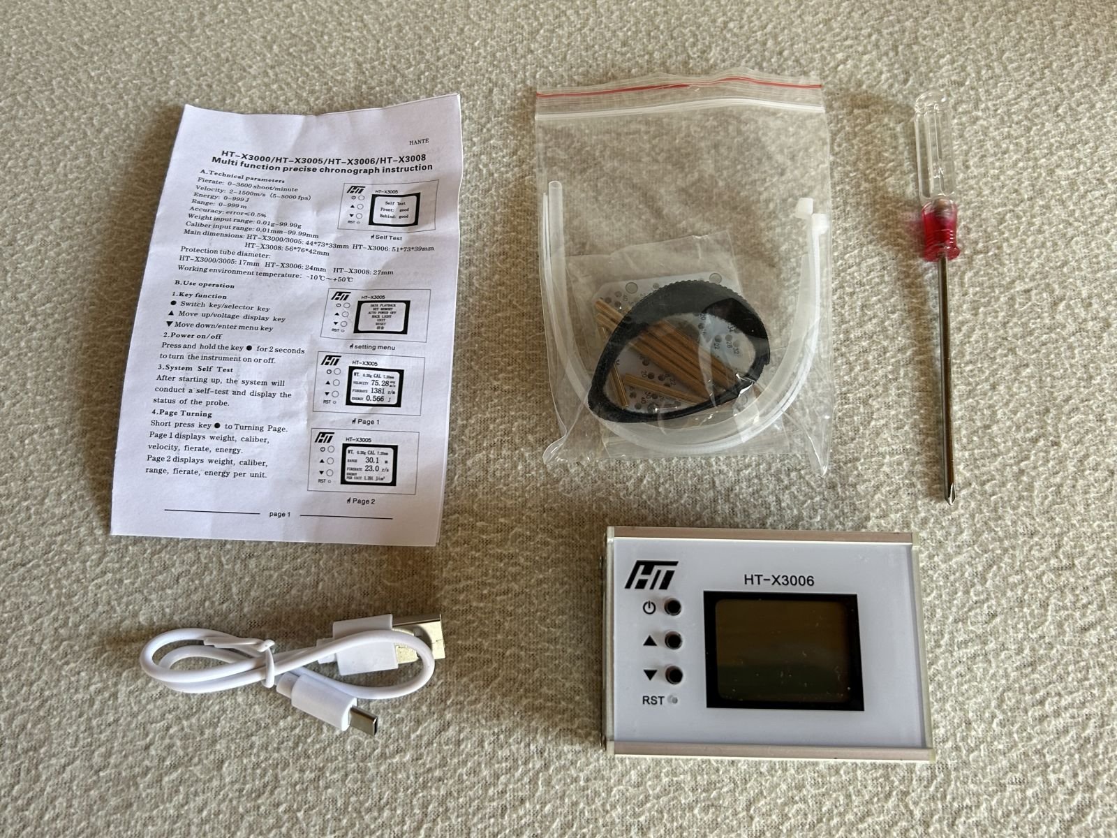 + + + Pocket Chronometer viele Funktionen Chrony mit Zubehör + + + – Bild 1