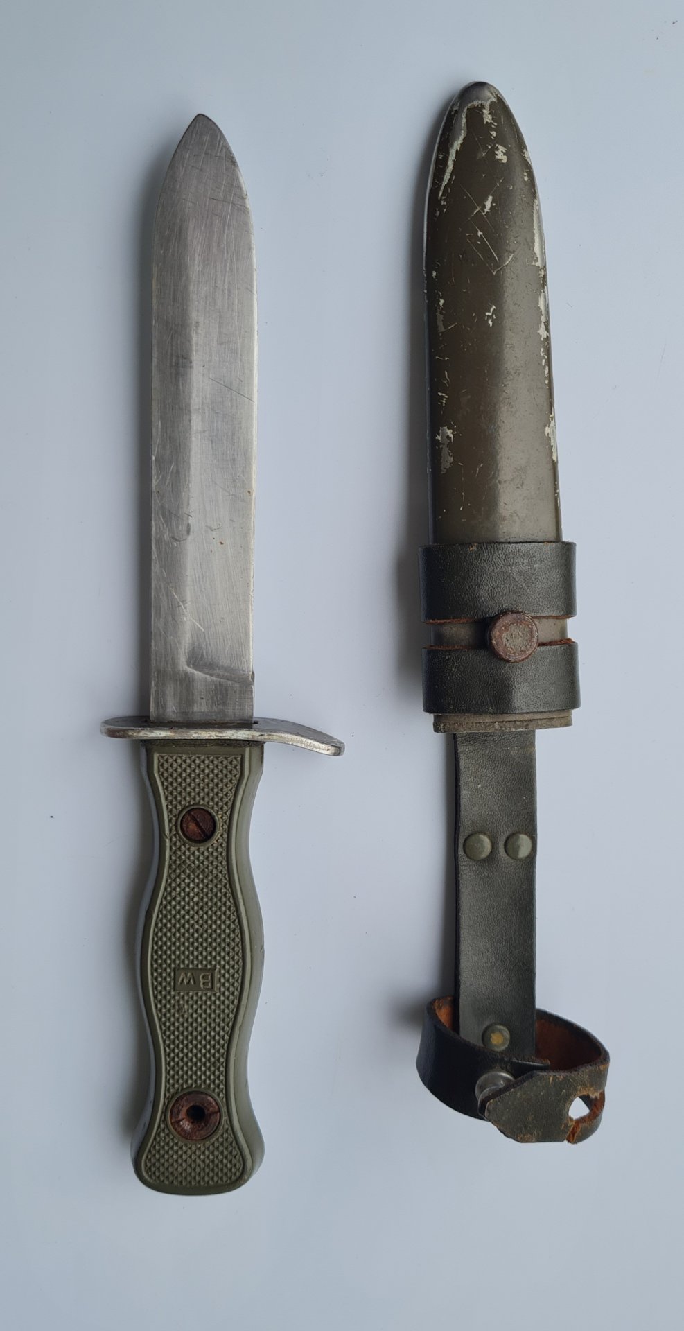 Bundeswehr Kampfmesser HSK70 BW Original mit Scheide – Bild 7