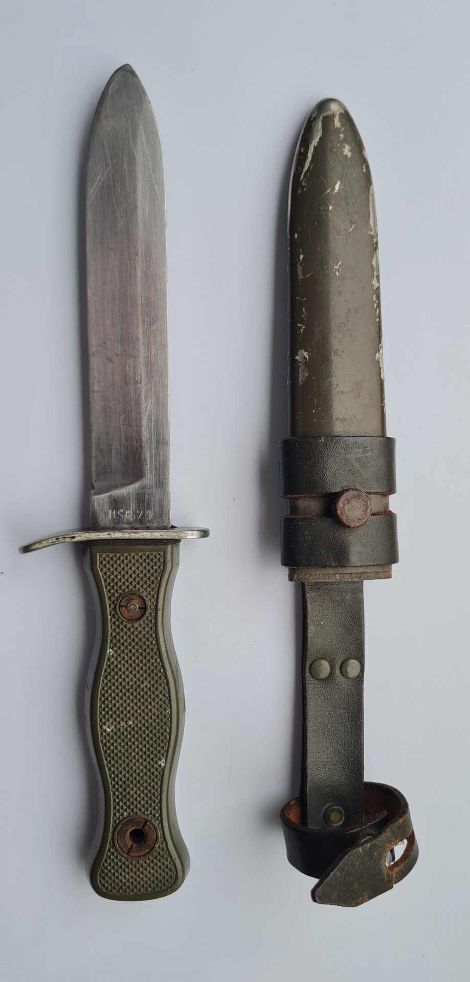 Bundeswehr Kampfmesser HSK70 BW Original mit Scheide – Bild 3
