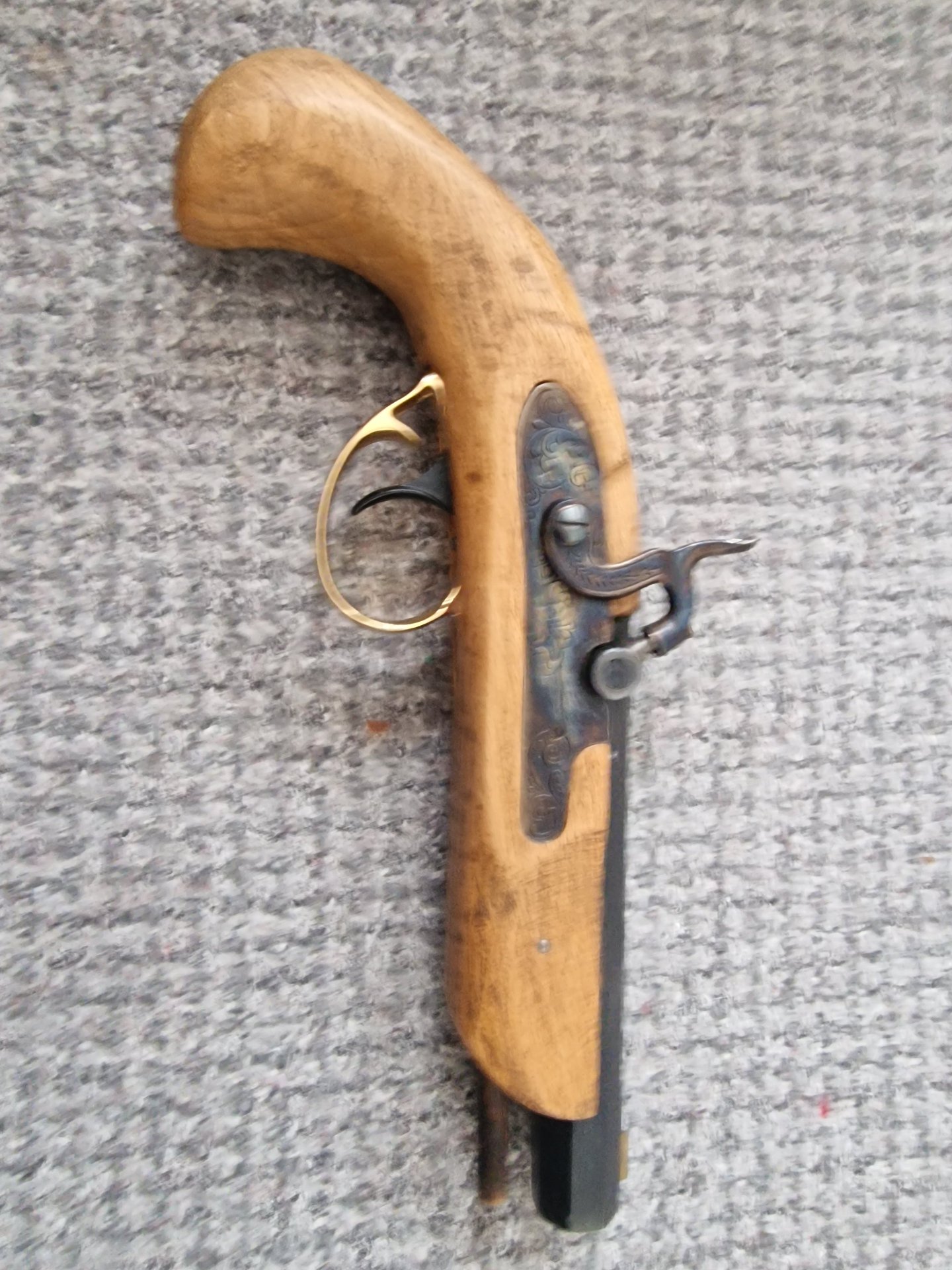 Schöne schlichte Vorderlade - Pistole – Bild 1