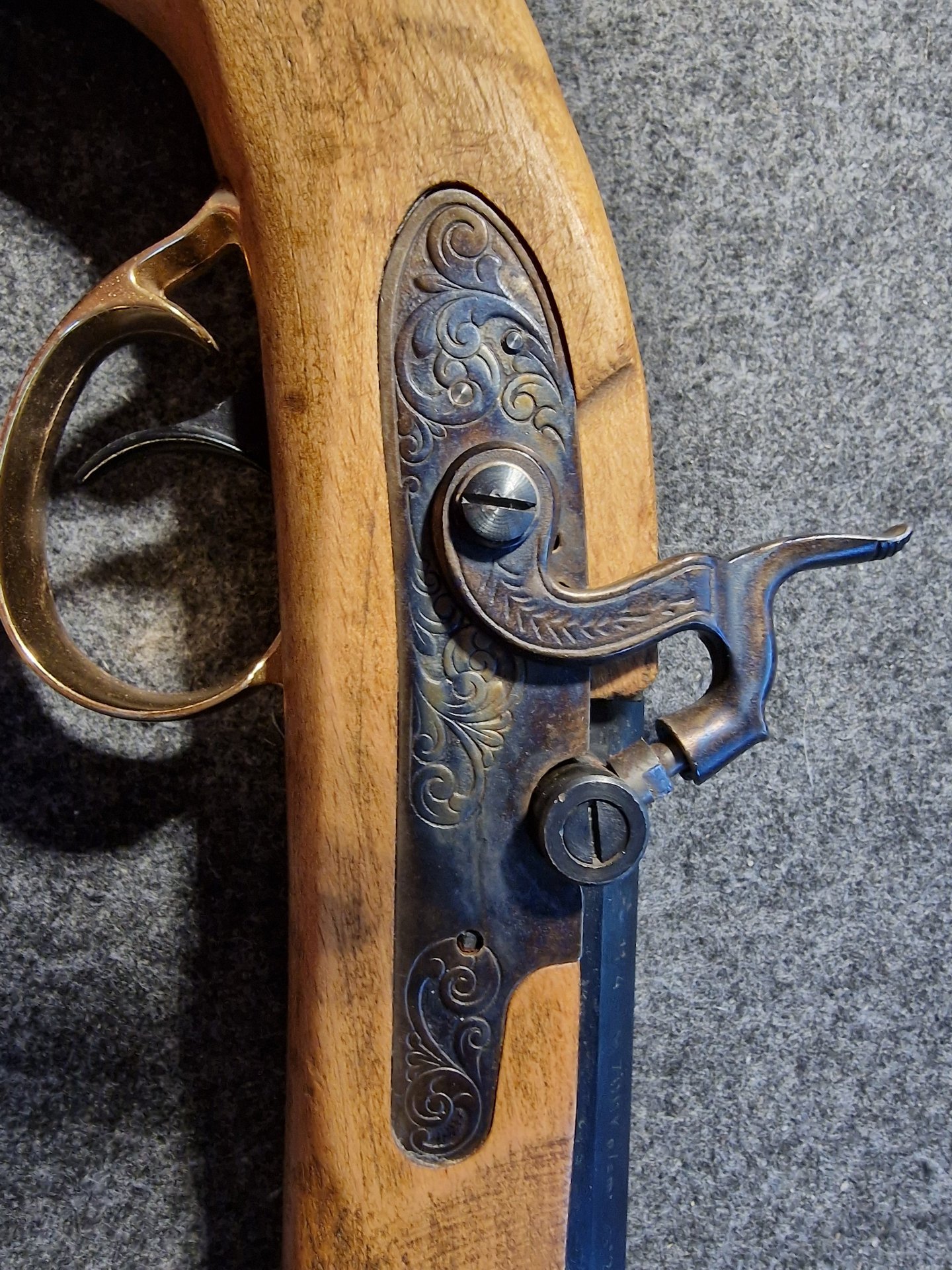 Schöne schlichte Vorderlade - Pistole – Bild 3