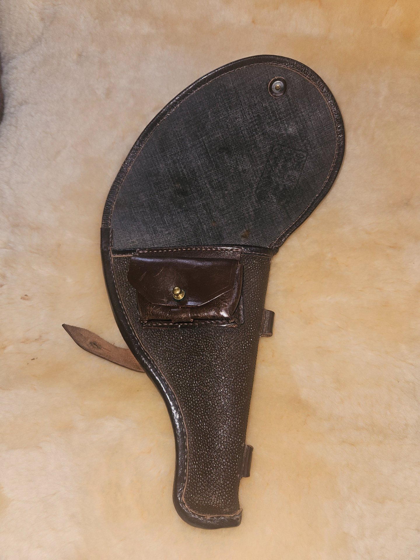 Orginal Russisches/DDR/NVA Nagant Revolver Holster 7,62x38 – Bild 3