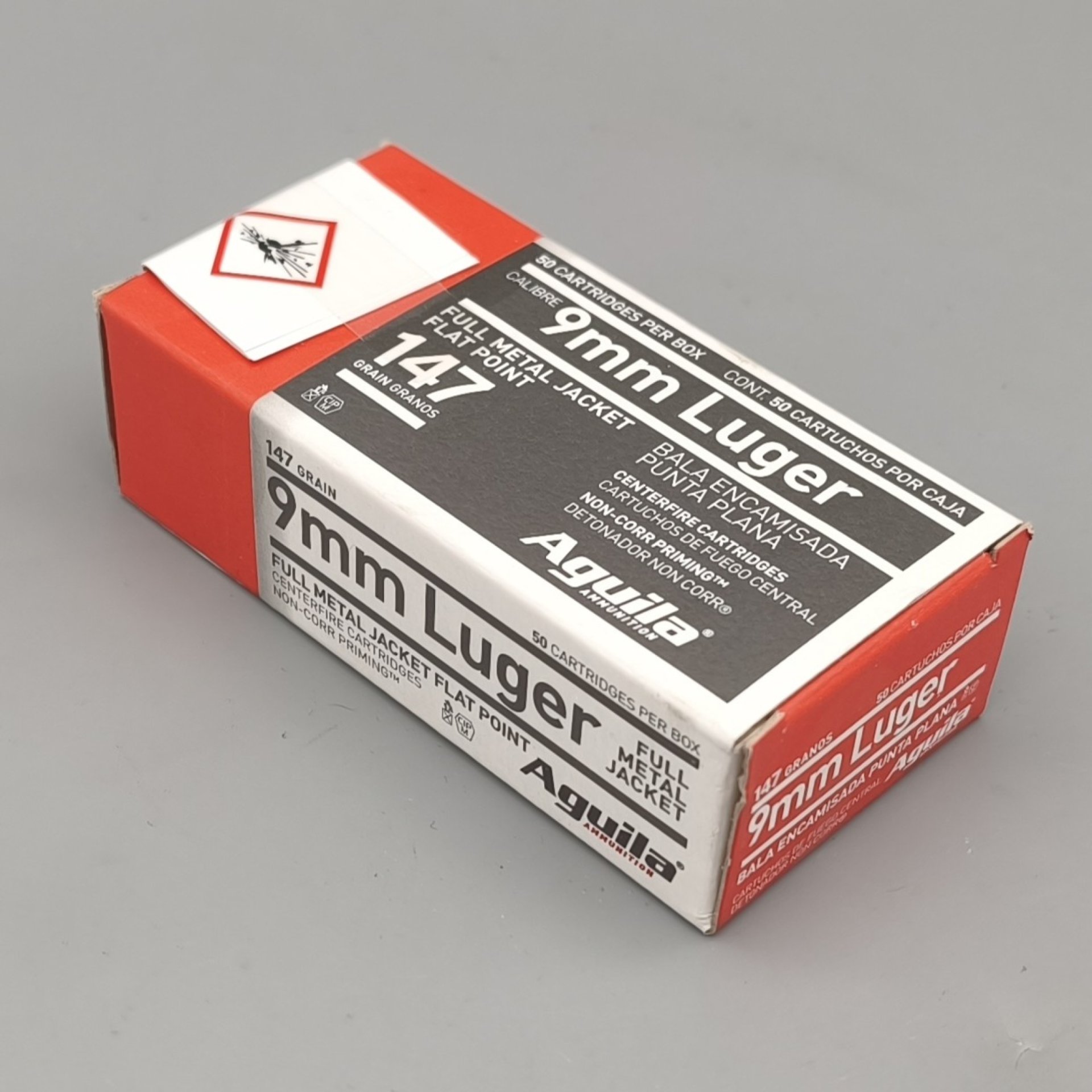 Aguila 9mm Luger Subsonic 147gr. FMJ FP 50 Stück Staffelpreise!!! – Bild 1