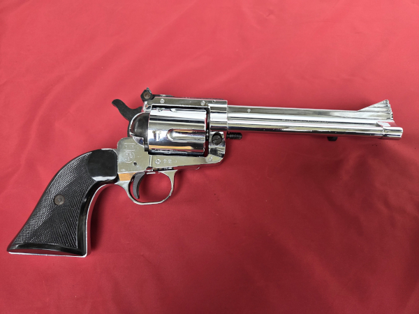 SAA Revolver in CHROM, Reck, PTB 487, Cal. 45 short – Bild 2
