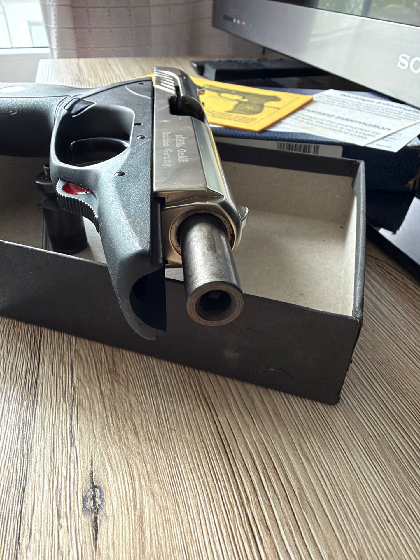 Röhm Vector CP1 Nickel vernickelt 9 mm P.A.K. – Bild 2