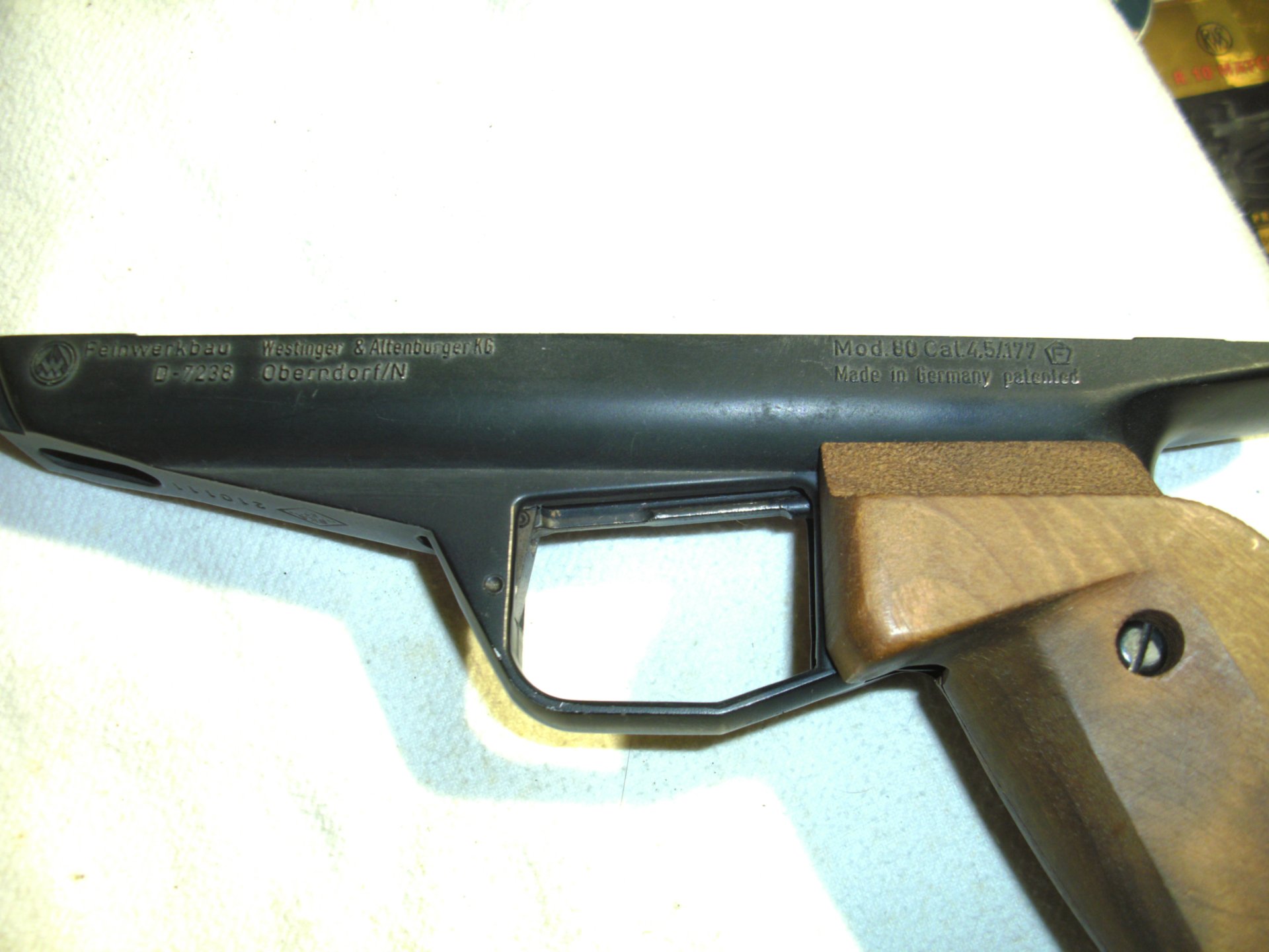 Griffstück für Feinwerkbau Modell 80 – Bild 2