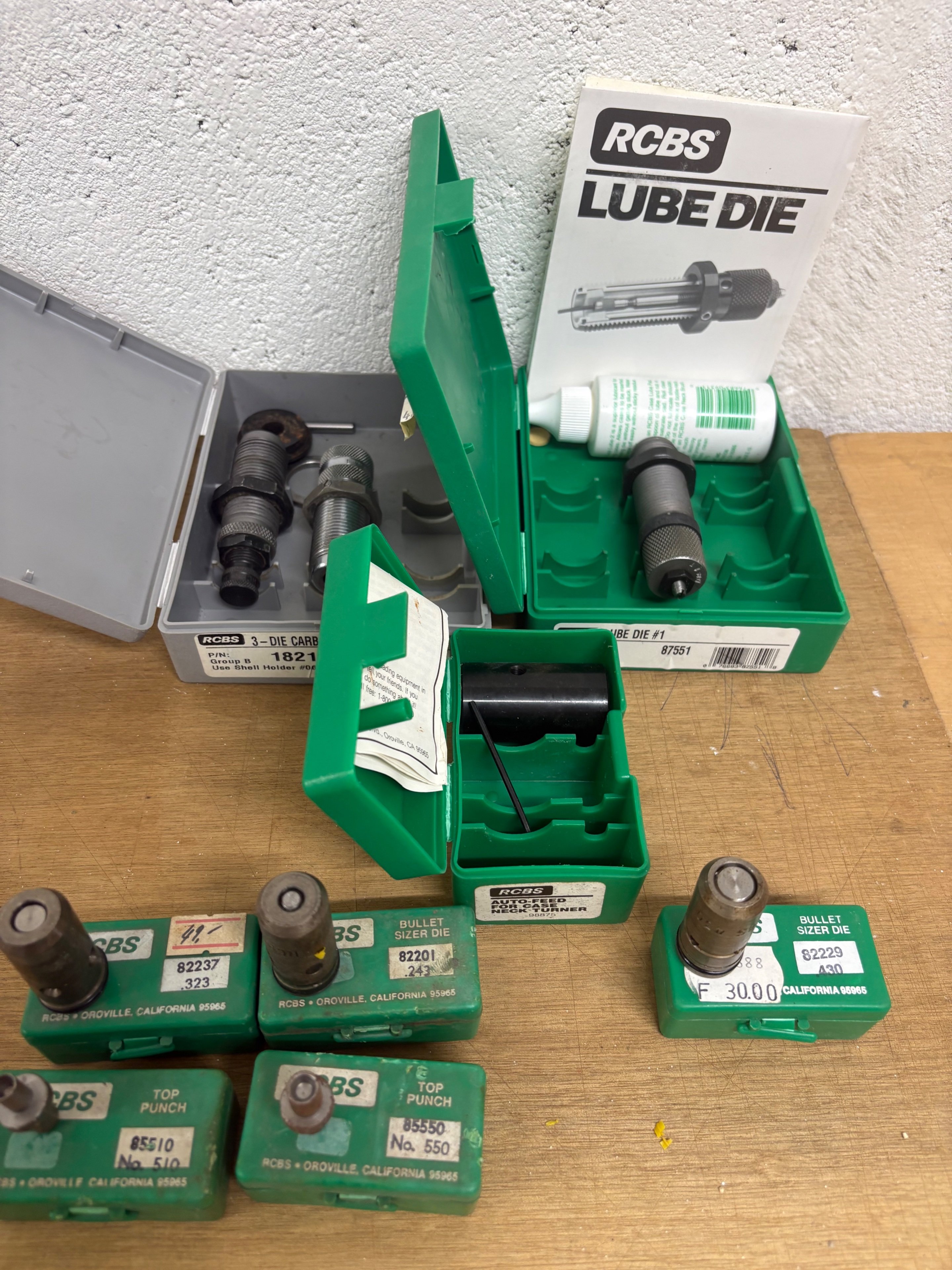 RCBS Wiederlader Equipment Matritze Konvolut – Bild 1