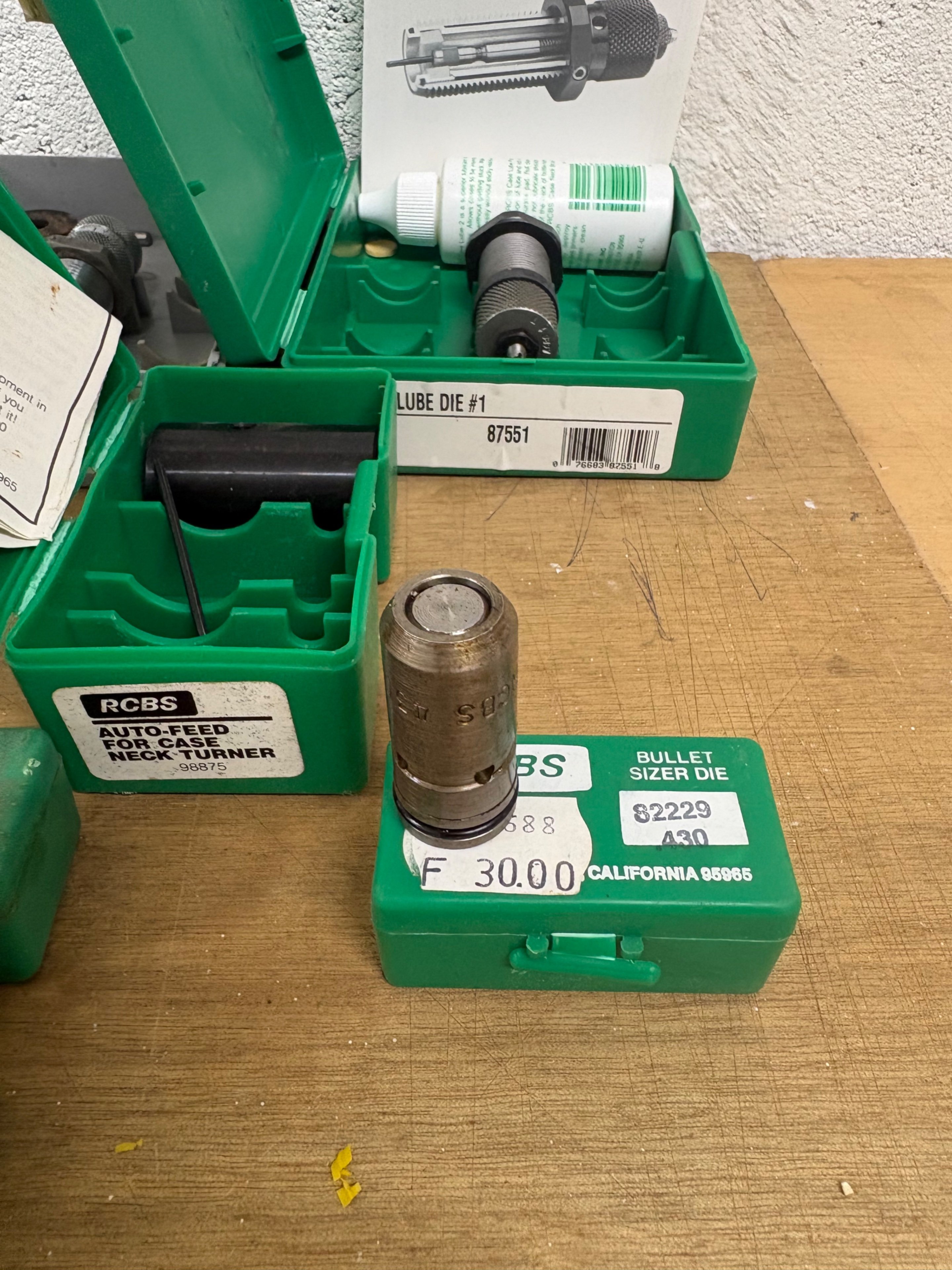 RCBS Wiederlader Equipment Matritze Konvolut – Bild 4
