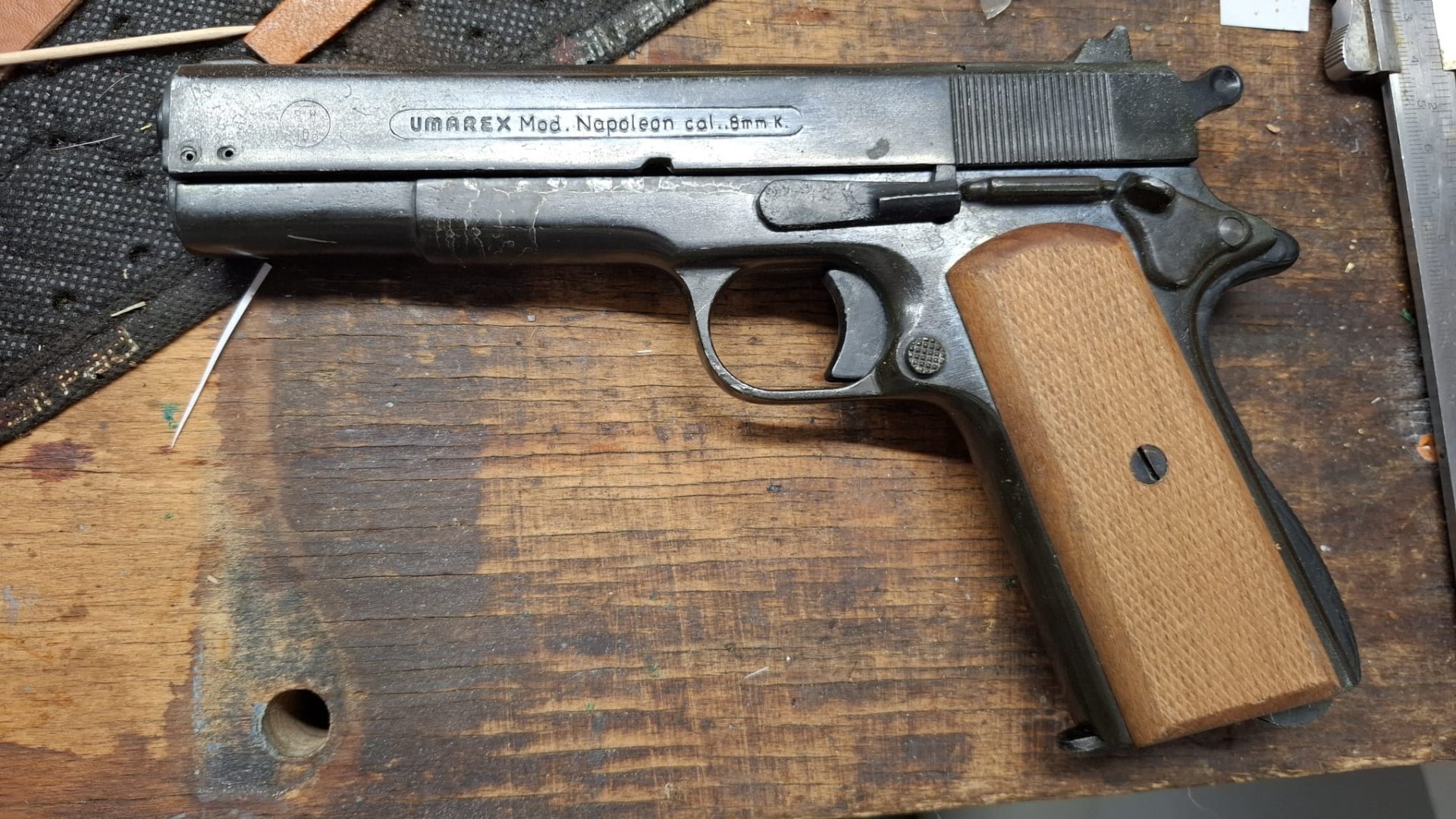 Umarex Napoleon SRS Schreckschuss Pistole 1911 8mm Knall Pyro – Bild 1