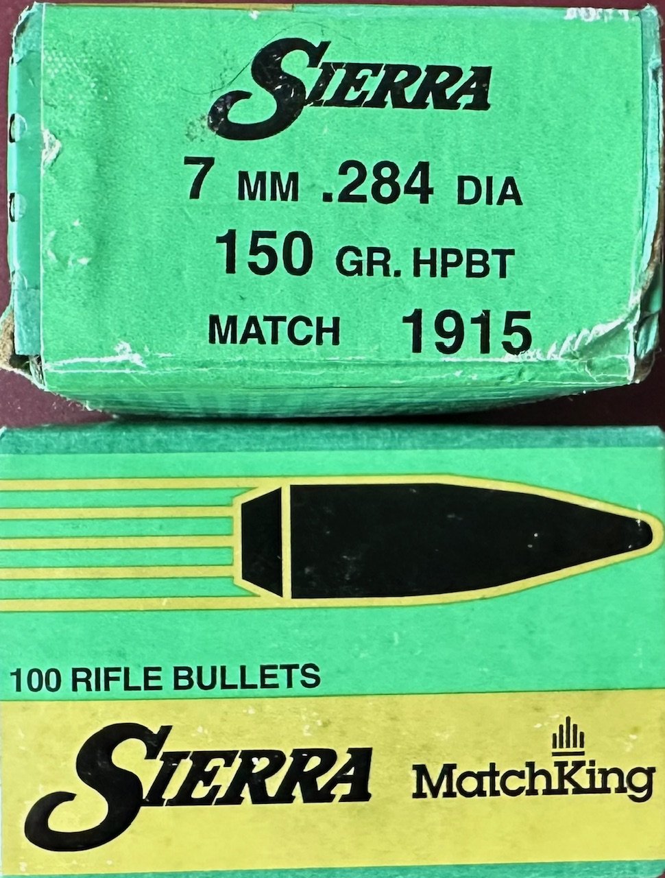 200 Stück SIERRA Geschosse, 7mm, 150 grs. HPBT Match, 1915 – Bild 1