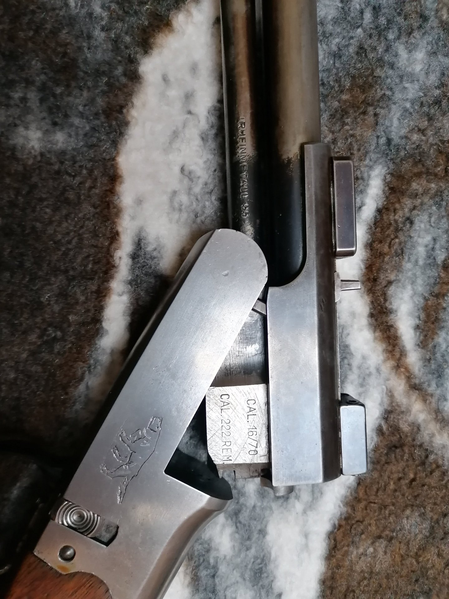 BBF Mars | .222Rem 16/70 | Handspannung | inklusive Büchsenpatronen – Bild 4