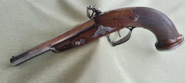 franz. Steinschlosspistole im Kasten, ca. 1800 – Bild 3