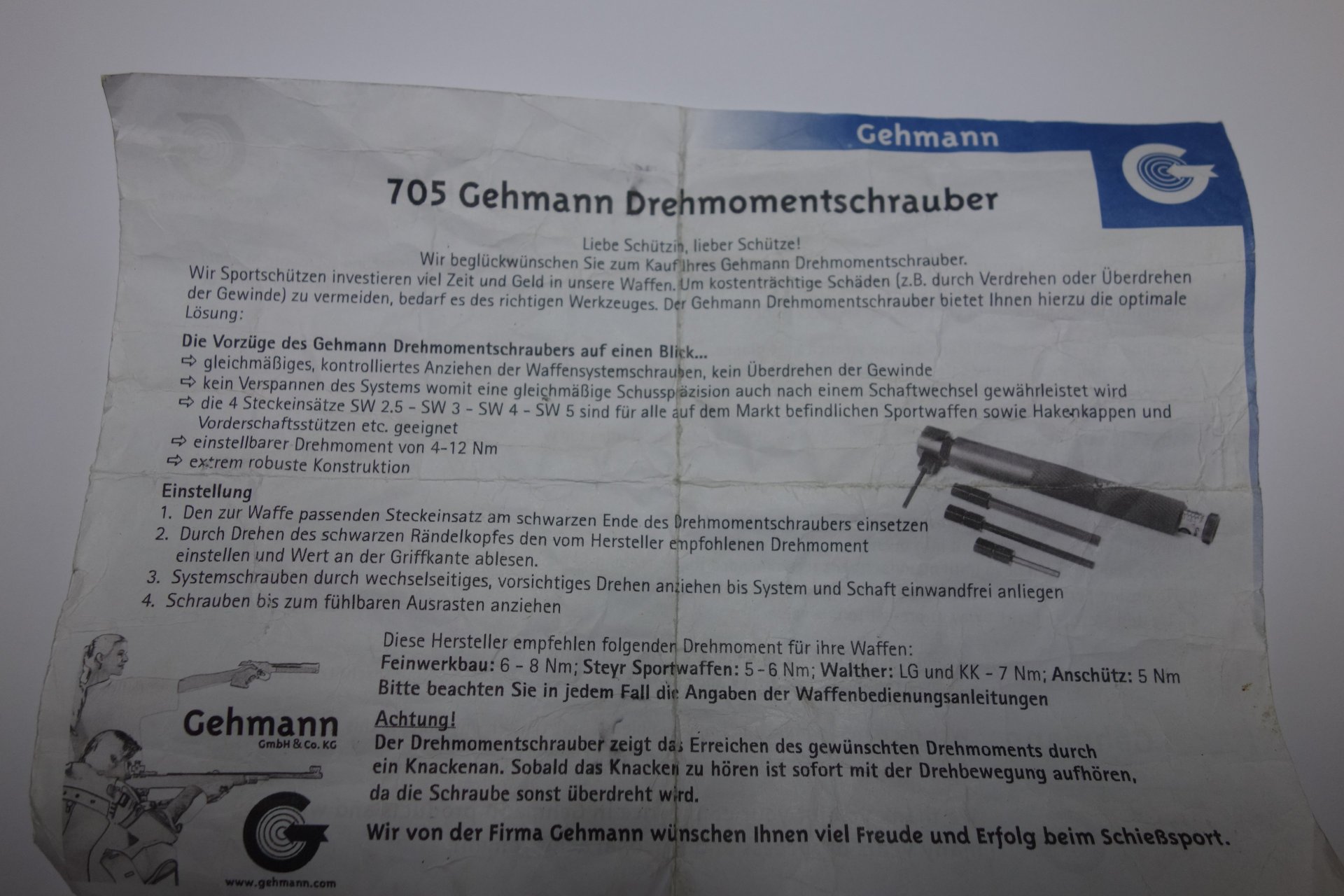 Drehmomentschlüssel Gehmann – Bild 2