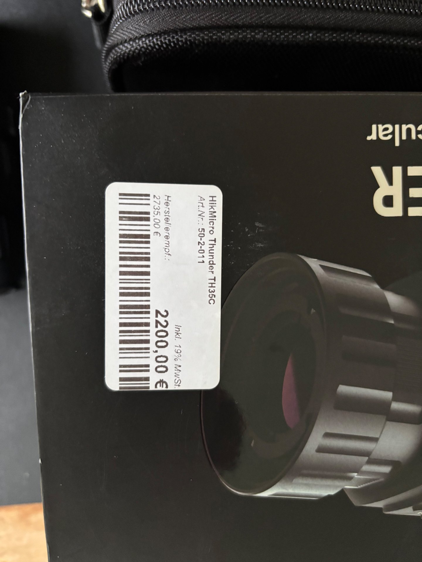 Wärmebildvorsatzgerät Hikmicro Thunder TH35C - absolut neuwertig in OVP! – Bild 2