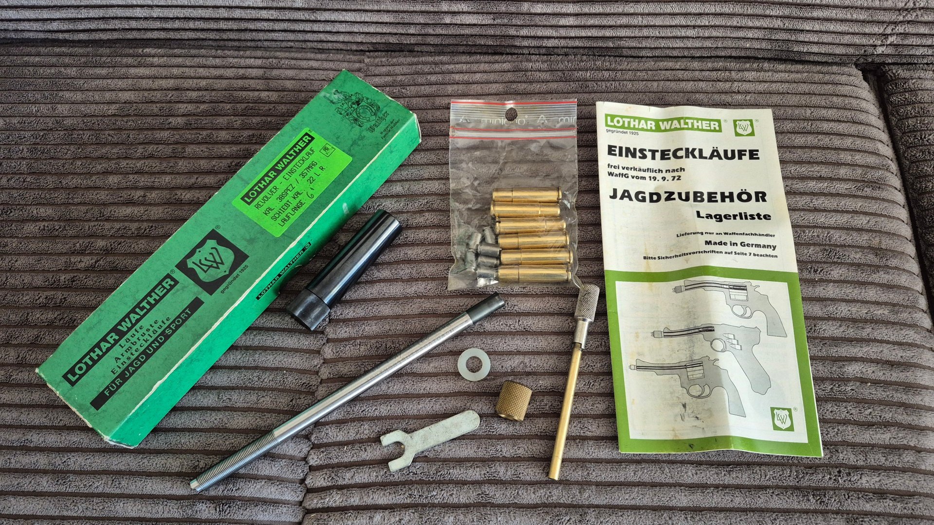 Lothar Walter Revolver Einstecklauf .357 Mag/.38 Spec auf .22lr – Bild 1
