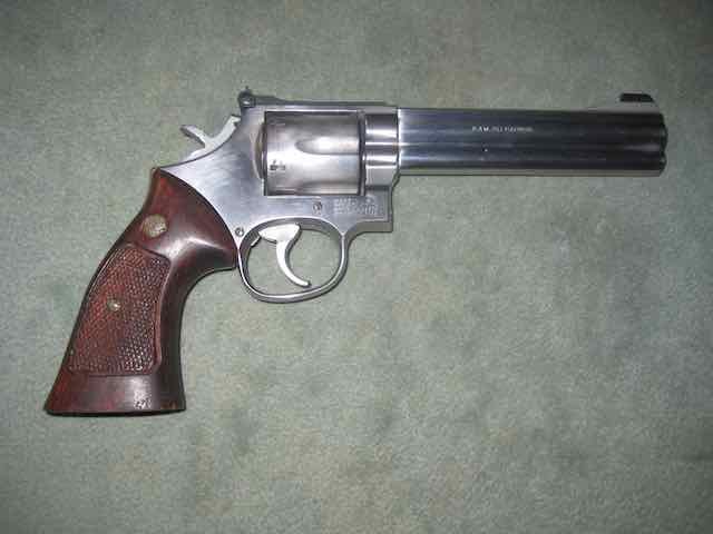 Revolver, Smith & Wesson, Mod. 686, erster Serie, 6" Lauf, .357Mag. – Bild 2
