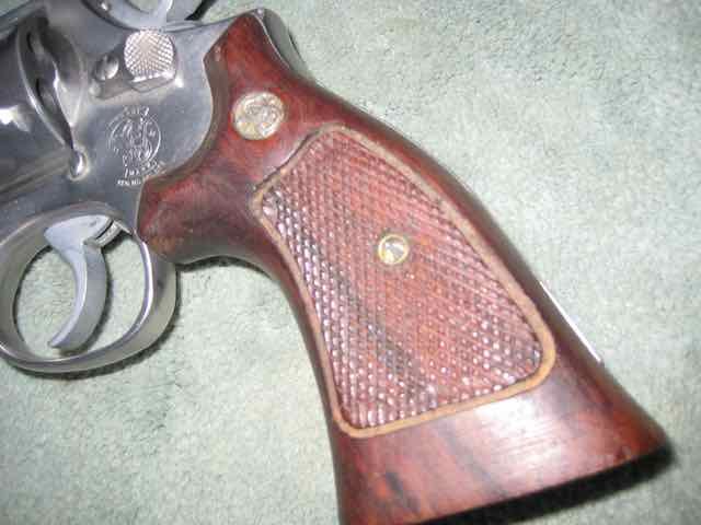 Revolver, Smith & Wesson, Mod. 686, erster Serie, 6" Lauf, .357Mag. – Bild 6