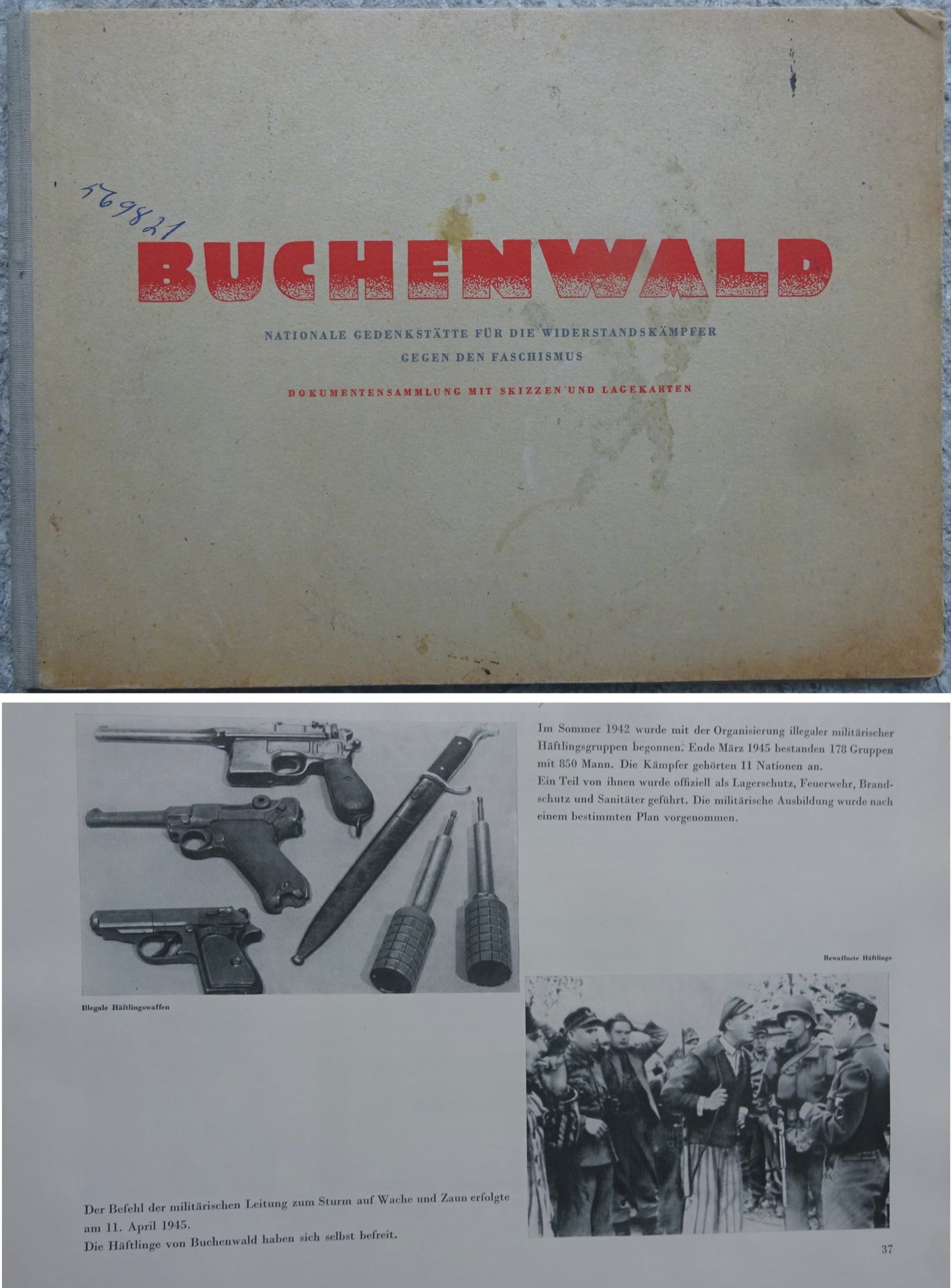 Buch „Buchenwald“ von 1949 – Bild 1