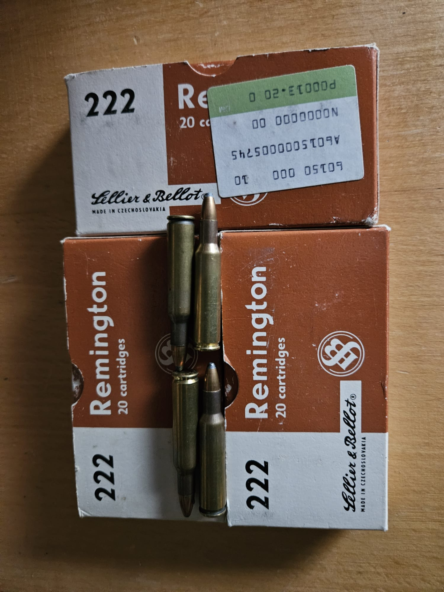 64 Patronen S&B Kal. 222 Remington – Bild 1