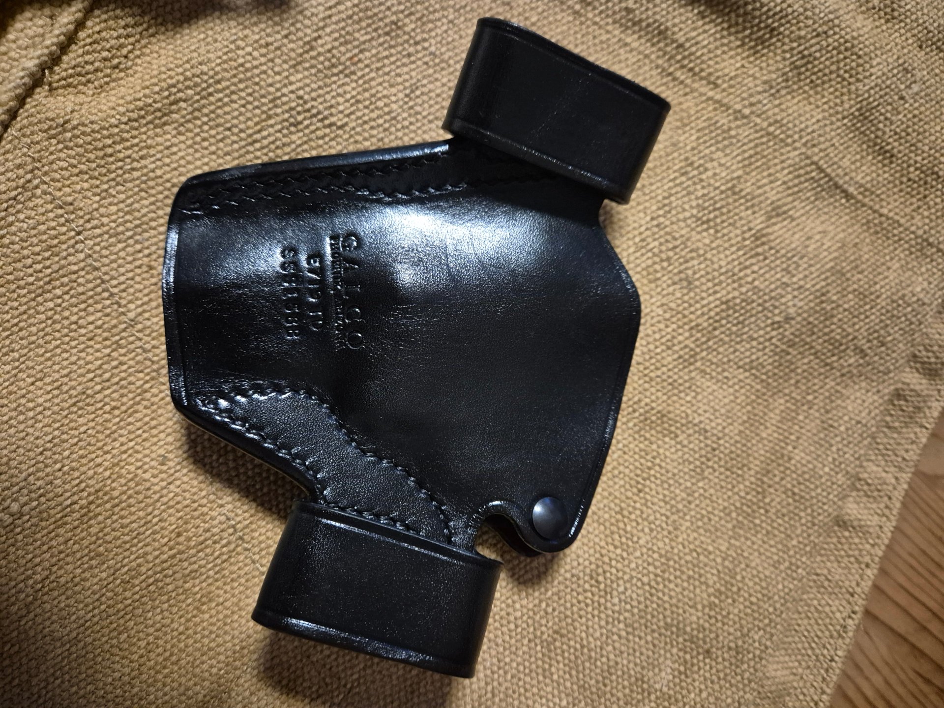 Galco Holster Smith & Wesson 36, 649 etc. schwarz neuwertig Rechtshänder – Bild 3