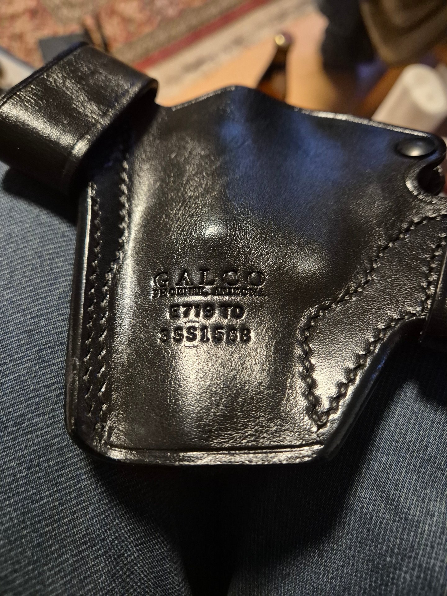 Galco Holster Smith & Wesson 36, 649 etc. schwarz neuwertig Rechtshänder – Bild 2