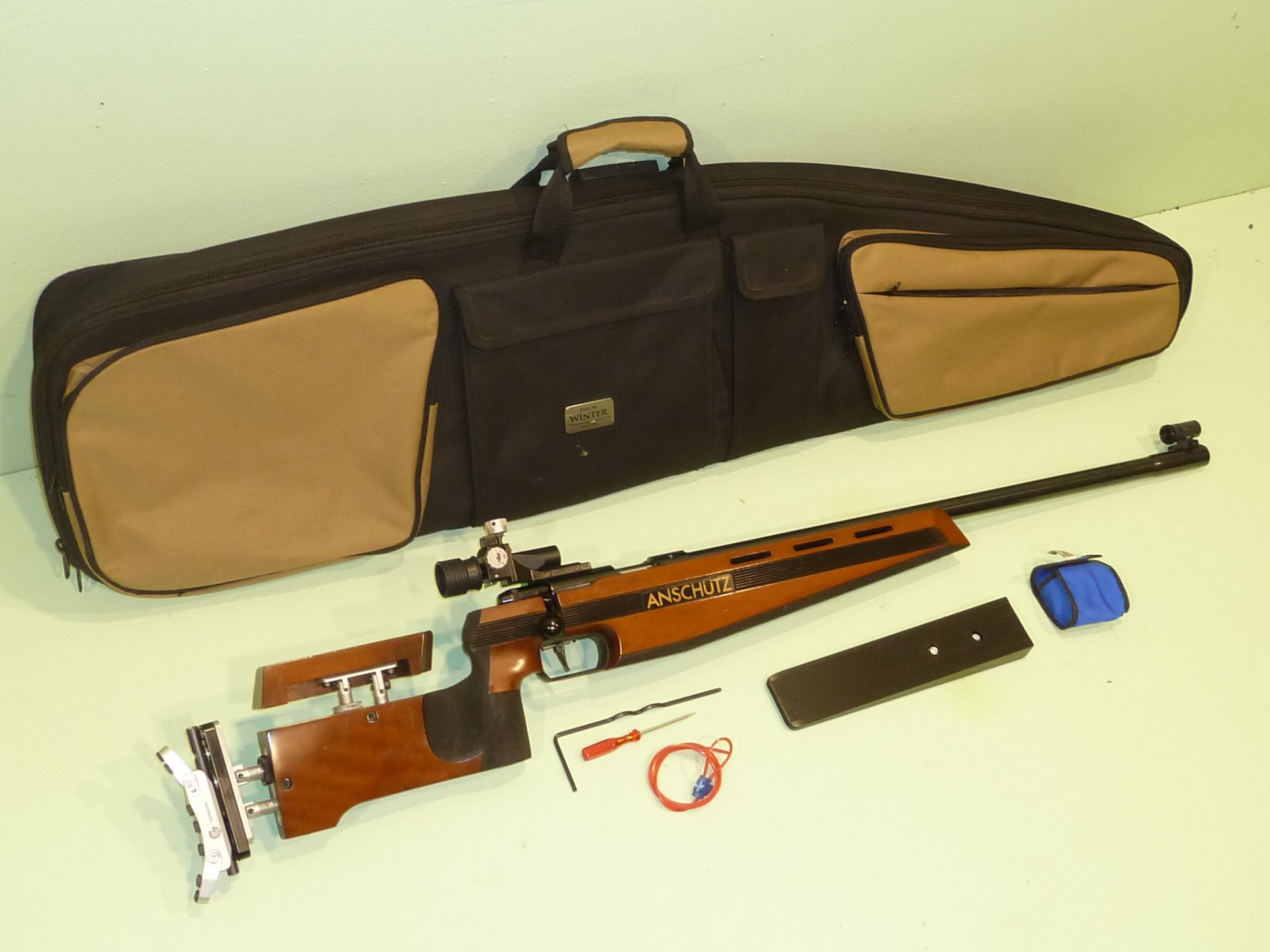 Anschütz KK Standartgewehr Matchgewehr 1913 für Rechtsschützen mit Zubehör – Bild 1