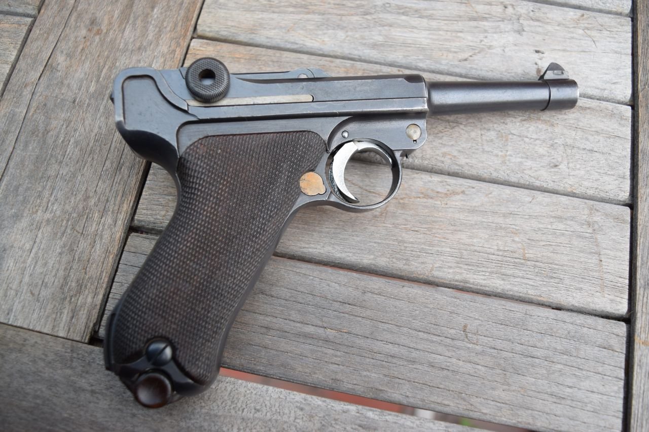 Deutschland Pistole P 08 DWM Zivil 7,65mm Para Sammlerwaffe – Bild 2