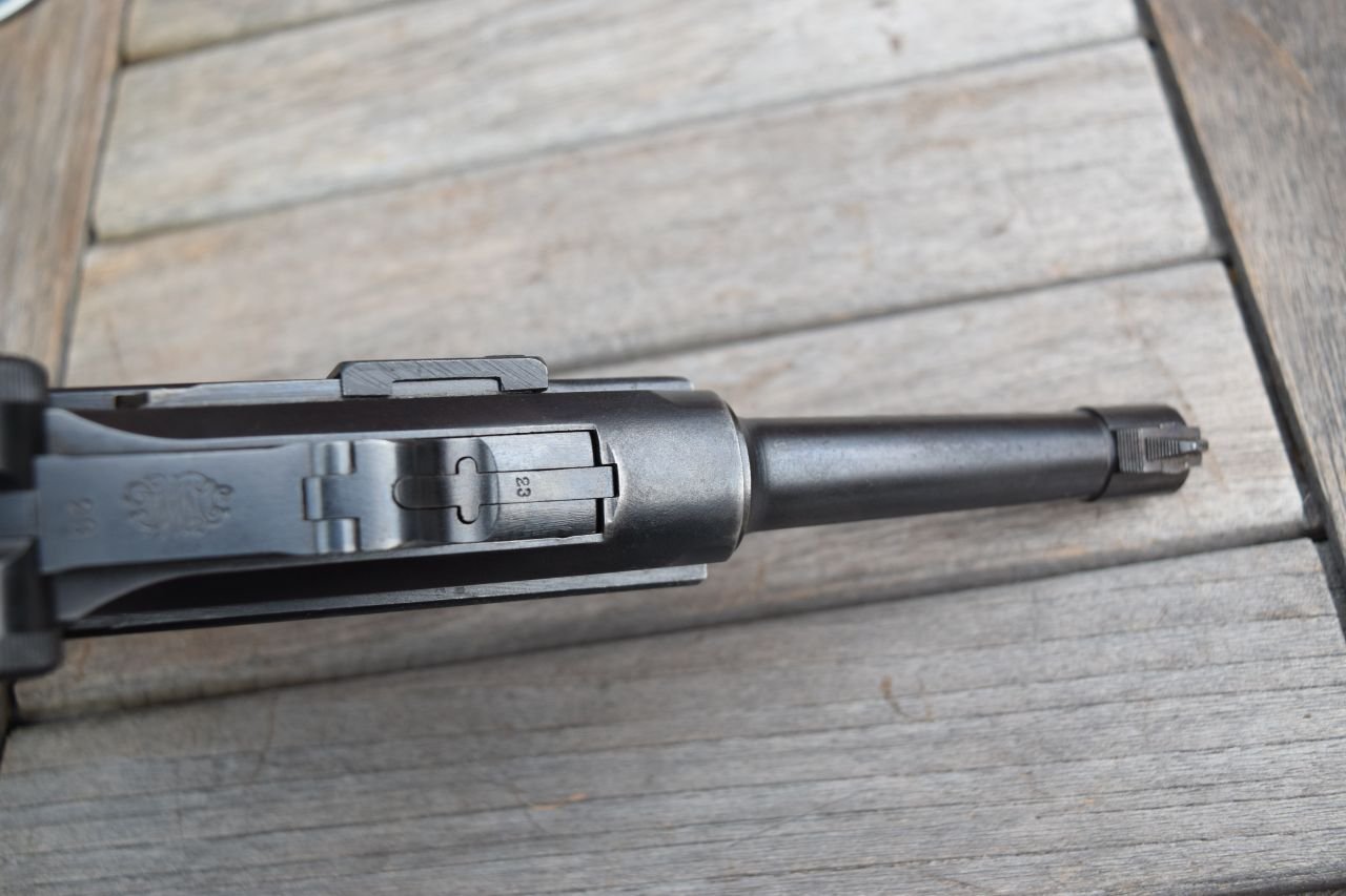 Deutschland Pistole P 08 DWM Zivil 7,65mm Para Sammlerwaffe – Bild 3