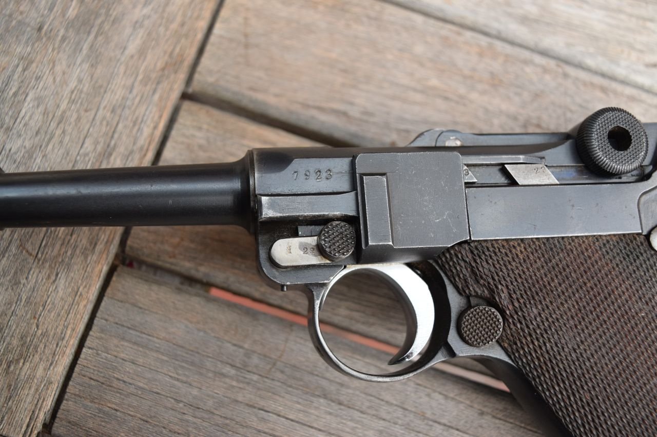 Deutschland Pistole P 08 DWM Zivil 7,65mm Para Sammlerwaffe – Bild 4
