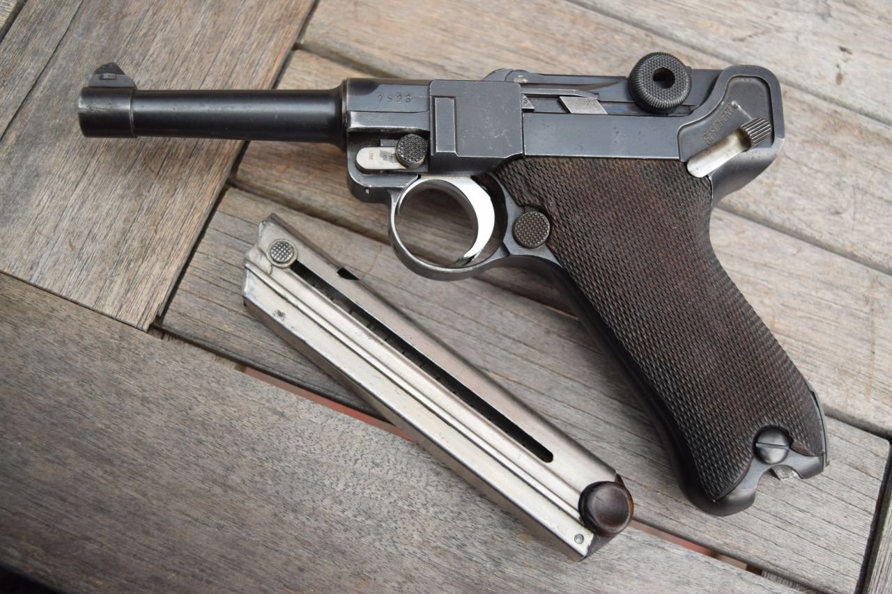 Deutschland Pistole P 08 DWM Zivil 7,65mm Para Sammlerwaffe – Bild 5