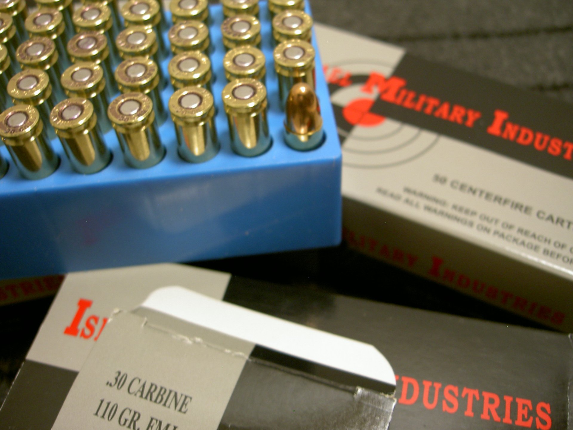 .30 Carbine .30M1 , IMI 110 grain Vollmantel Munition 250 Schuss – Bild 3
