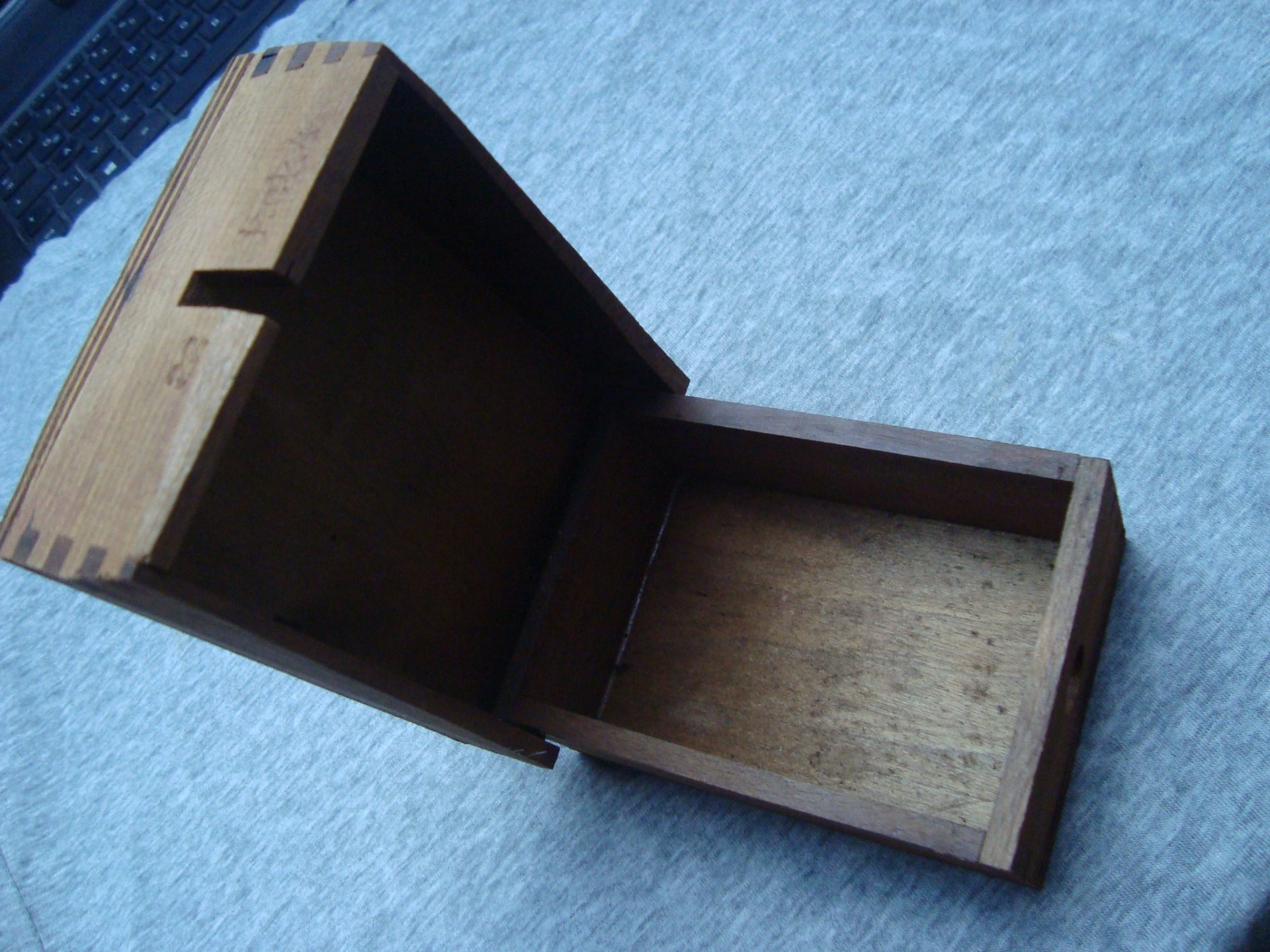 Kleine Holzkasten Schützenmine 42, Schuhmine, Werkstattfund – Bild 4