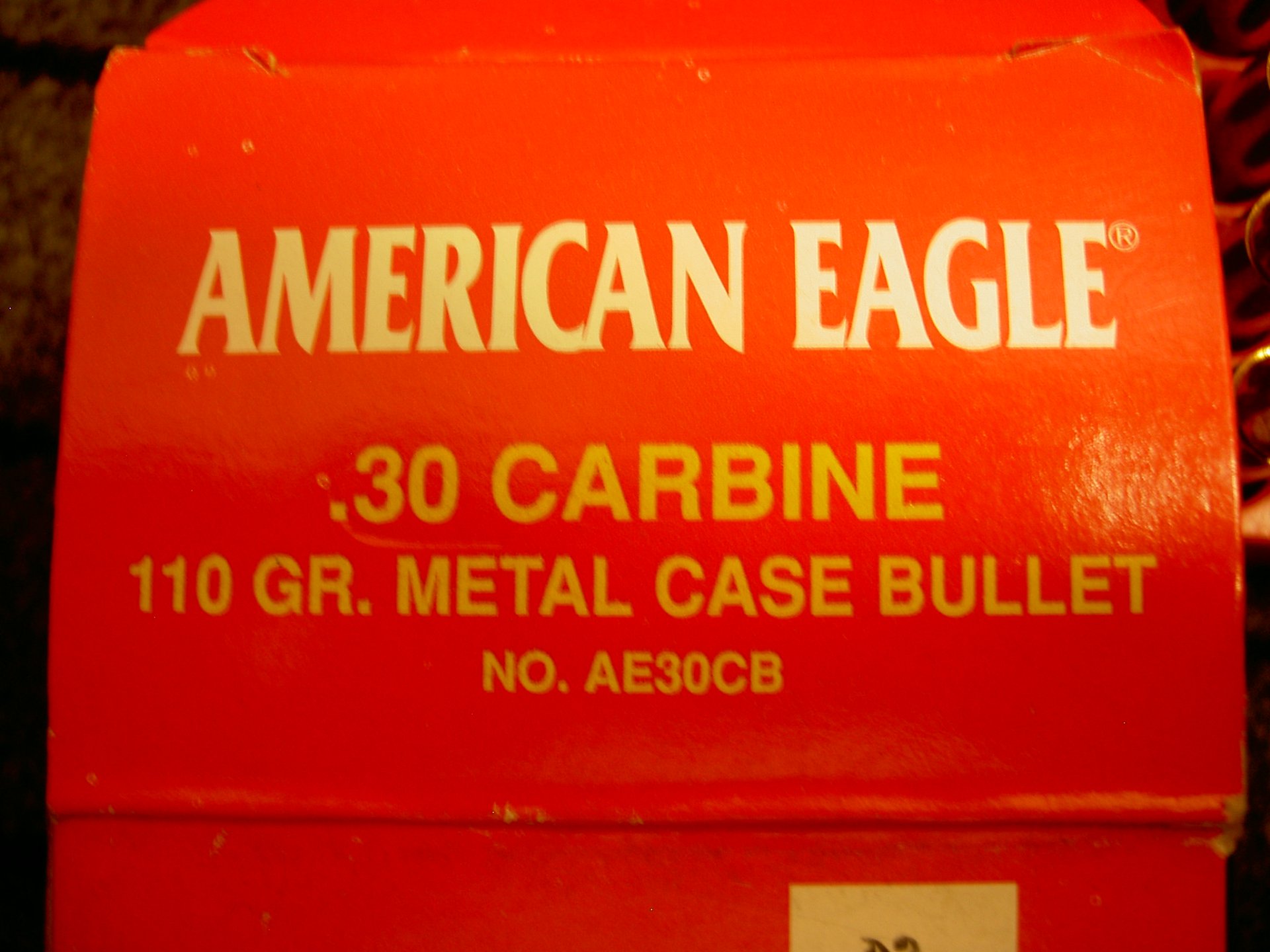 .30 Carbine .30M1 , .30carb. Remington /Federal 110 grain Vollmantel Munition 250 Schuss – Bild 3
