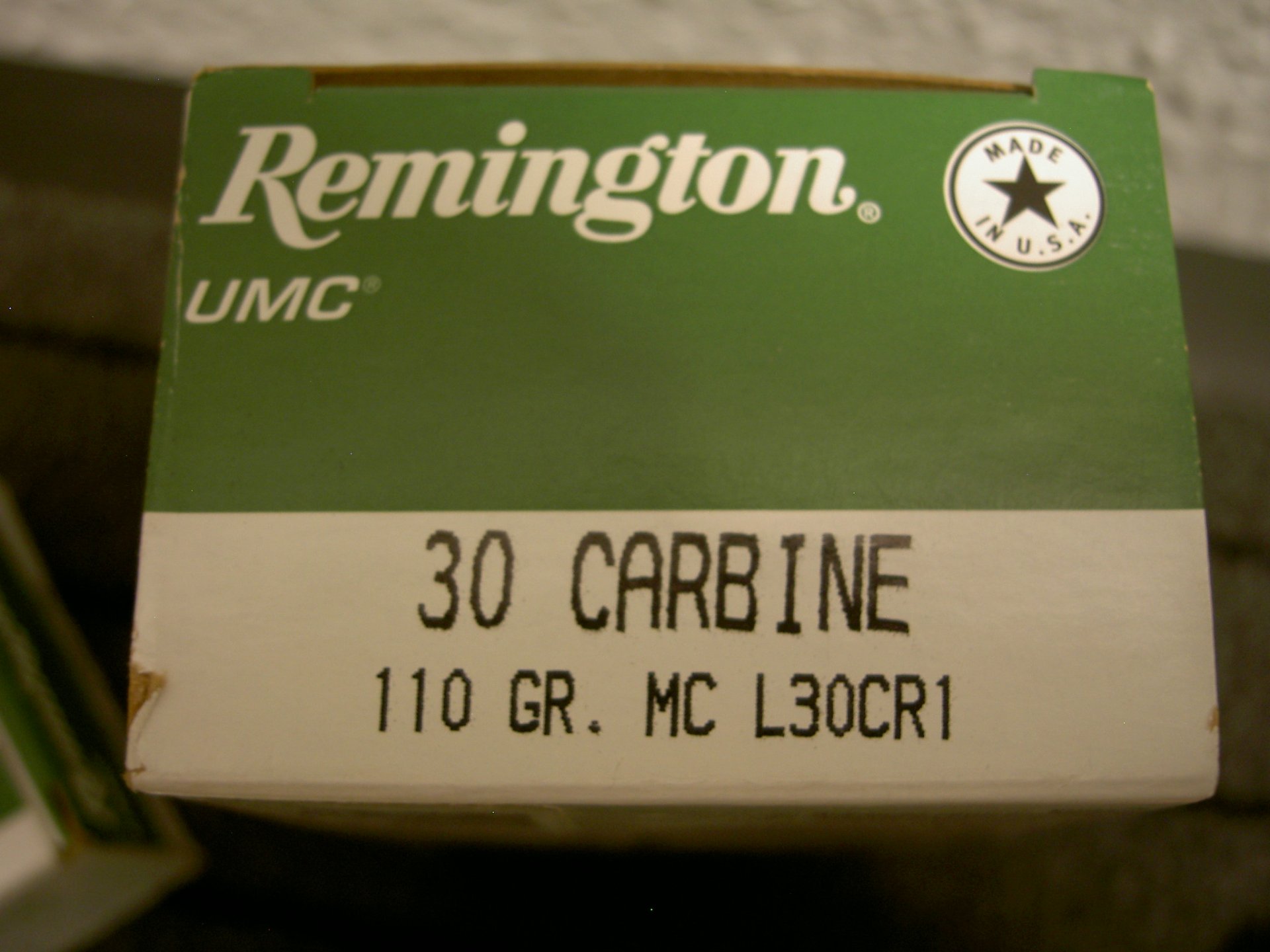 .30 Carbine .30M1 , .30carb. Remington /Federal 110 grain Vollmantel Munition 250 Schuss – Bild 4