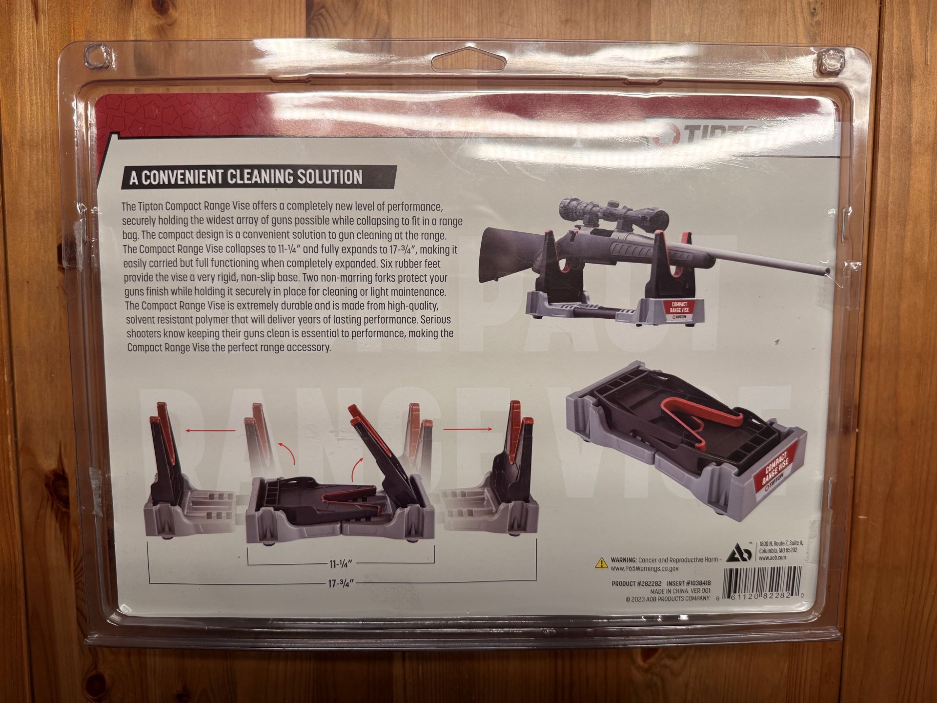 Tipton Compact Range Vise – Gewehrauflage / Waffenpflegehalter – NEU – Bild 2