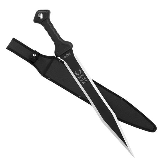 Römisches Schwert, Gladius, Tole 10 Imperial Gladius schwarz inkl. Nylonscheide, neu wertig – Bild 1