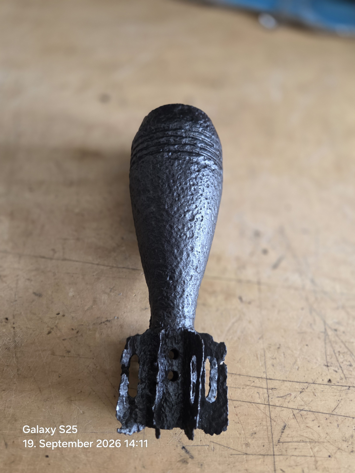 60 mm USA Werfer Granate (Bombe Bodenfund Granate Zünder) – Bild 1