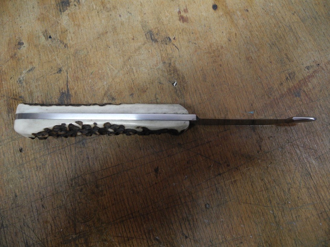 Aufbruchmesser, Jagdmesser, Hirschhorn, Messer – Bild 6